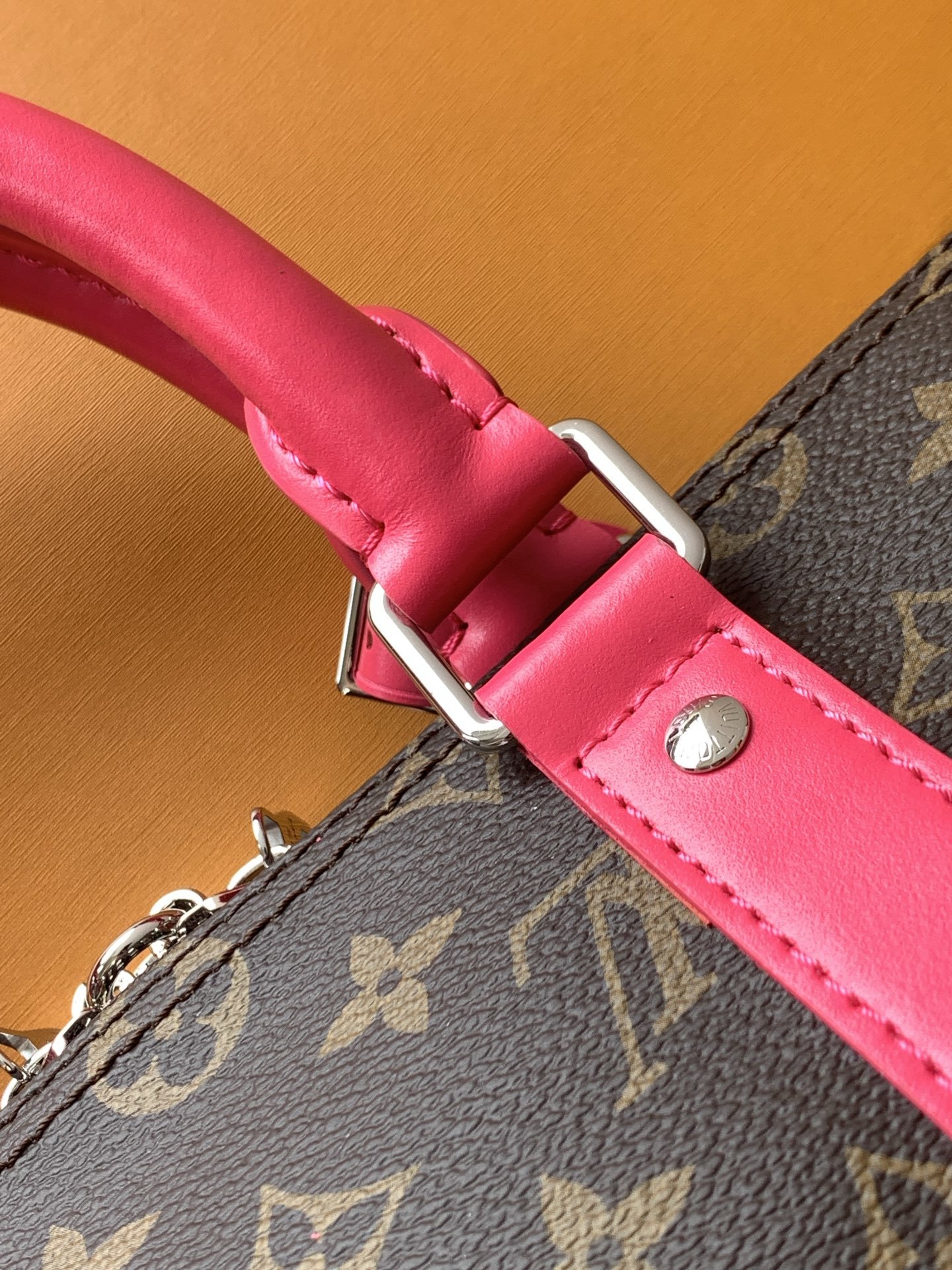 M13807【原厂皮 全钢 芯片版配全套专柜包装】 KEEPALL BANDOULIÈRE 45 旅行袋