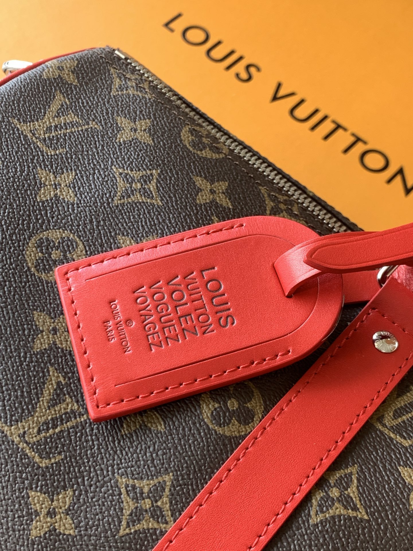 M13808【原厂皮 全钢 芯片版配全套专柜包装】 KEEPALL BANDOULIÈRE 45 旅行袋