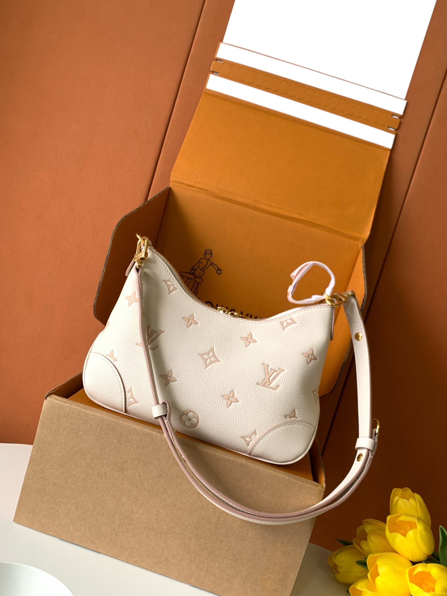 【特级MB163c芯片版原厂皮】BOULOGNE 手袋型号:M14634白色材料:A级全钢五金,进口原厂