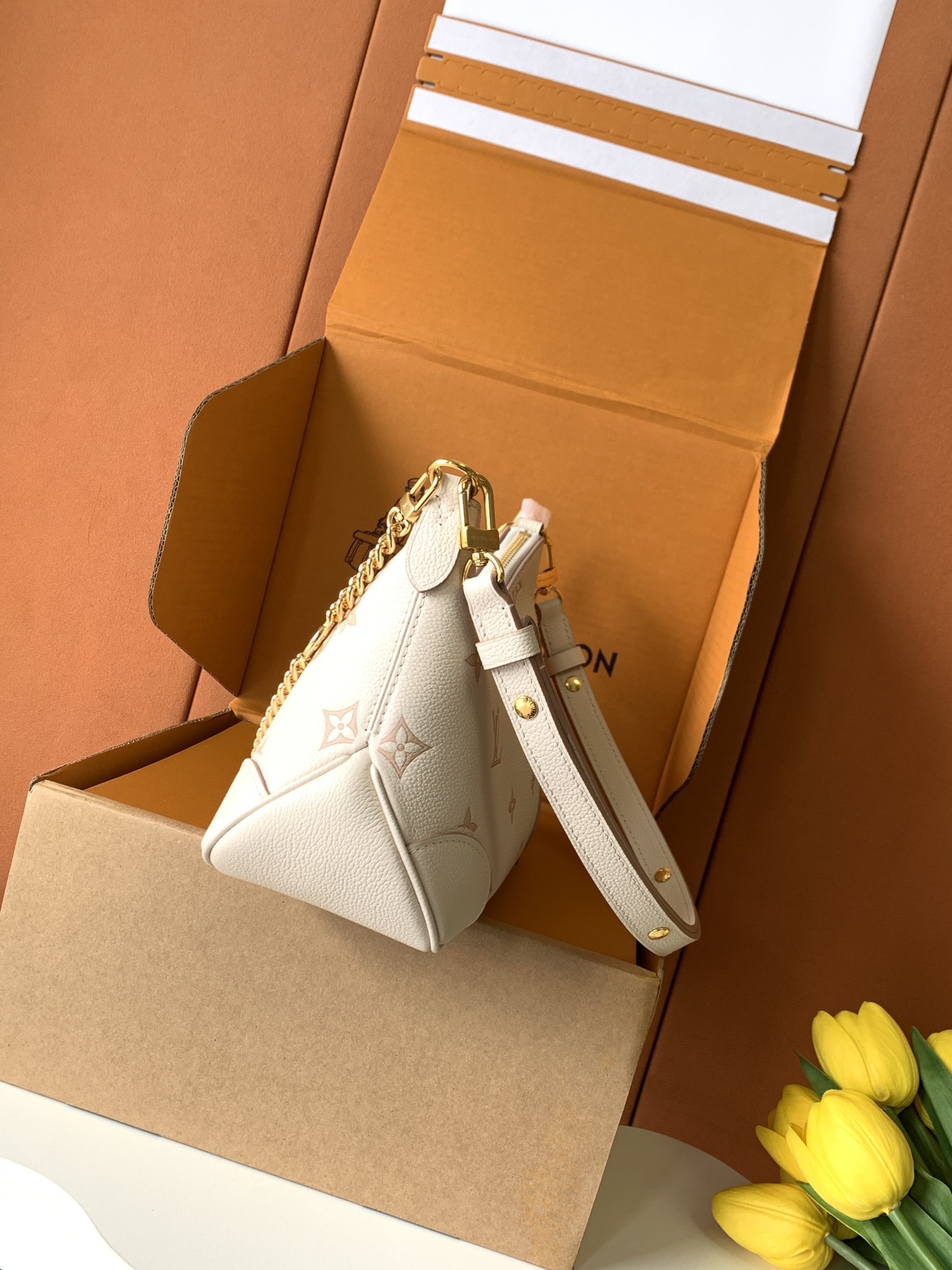 【特级MB163c芯片版原厂皮】BOULOGNE 手袋型号:M14634白色材料:A级全钢五金,进口原厂