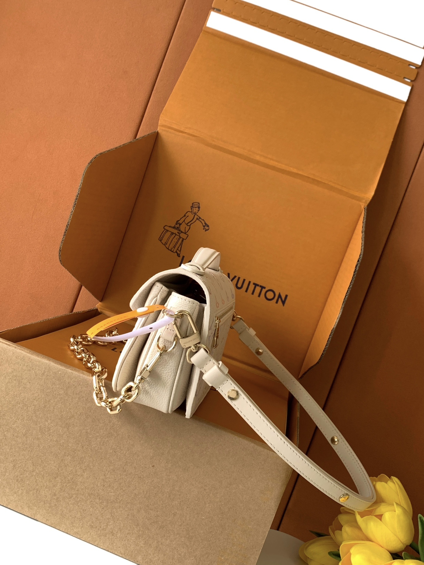 【特级MB163c芯片版原厂皮】POCHETTE MÉTIS EAST WEST 手袋型号:M25682