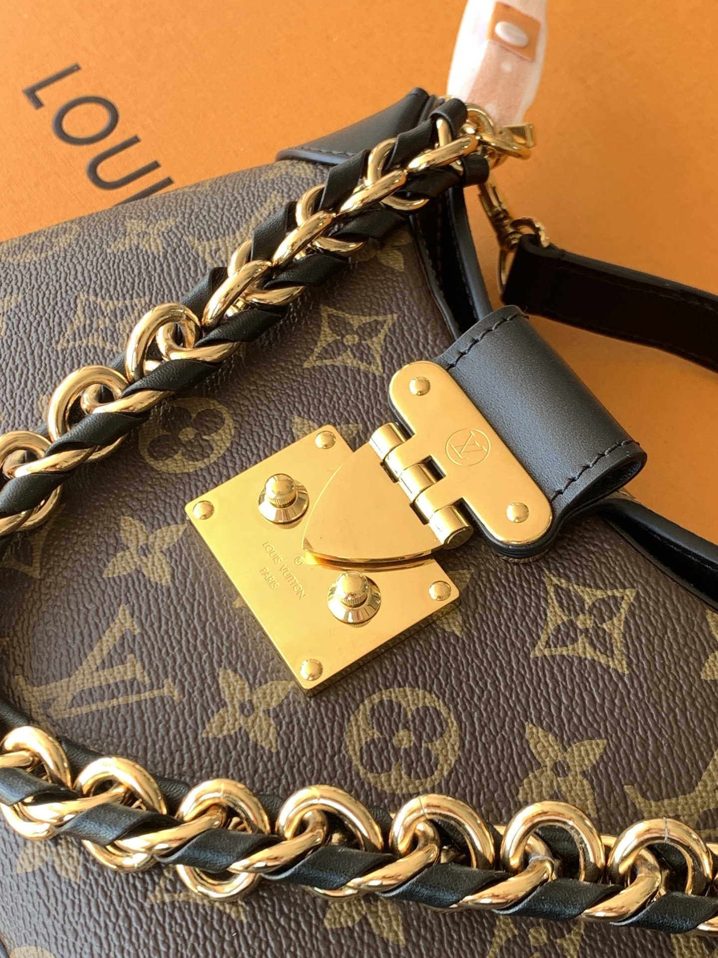 【特级MB芯片版原厂皮】TWINNY 手袋型号:M46659材料:A级全钢五金,进口原厂面料包装:全套原