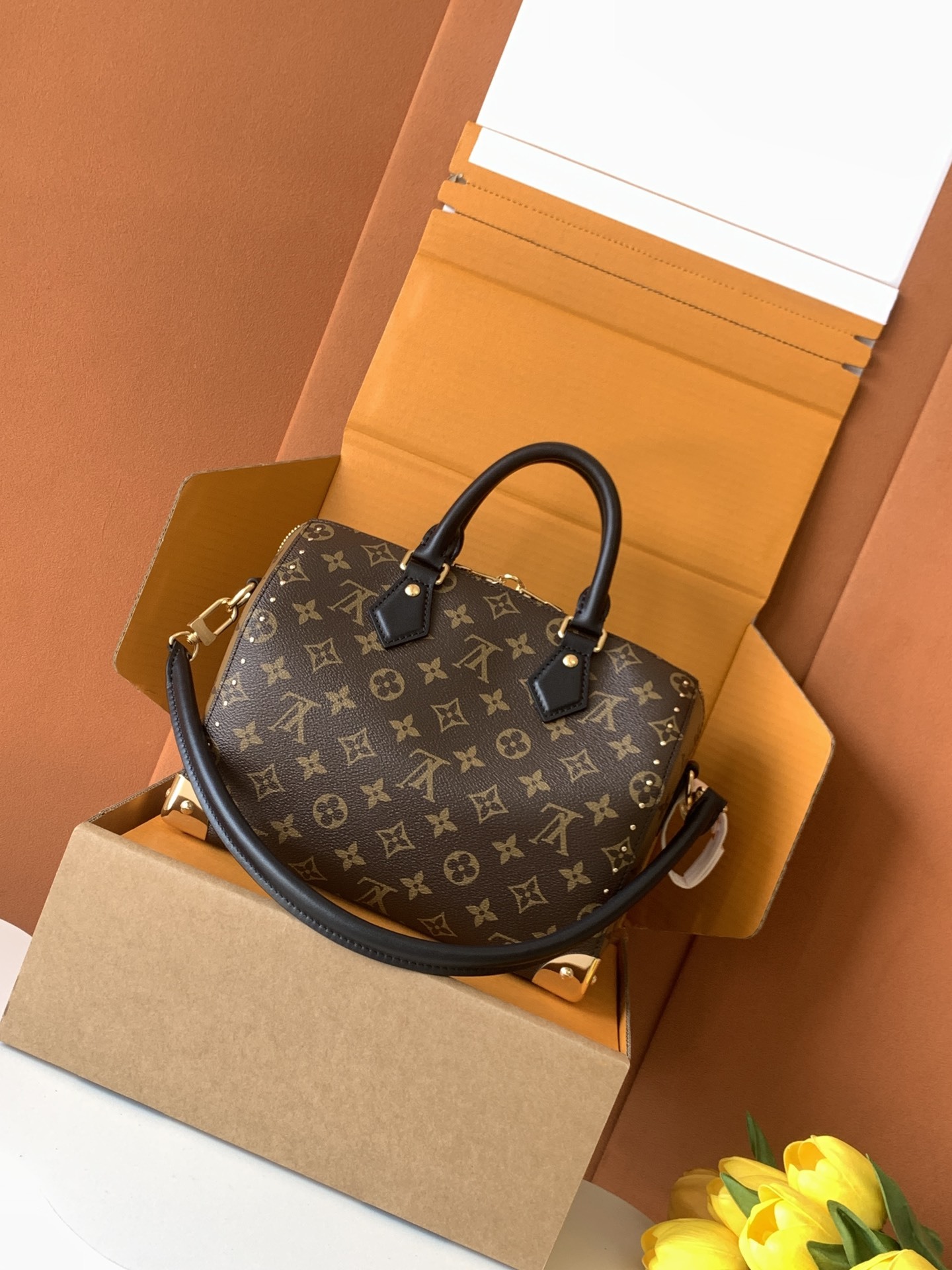 【特级MB原厂皮】【SPEEDY TRUNK 25手袋】型号:M26181老花163C芯片版材料:A级全