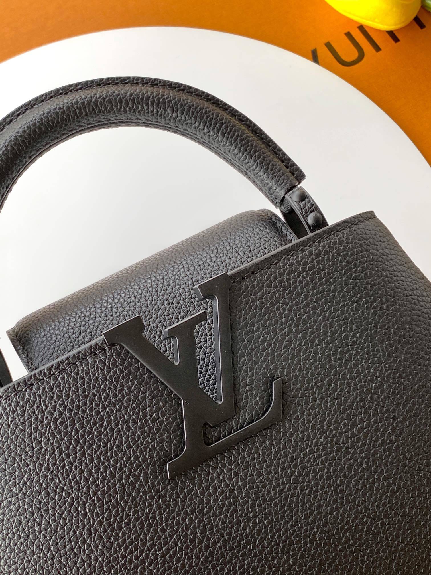 【全钢五金 变码芯片】特级配全套包装M25256 迷你 特级进口皮 本款 Capucines mini手