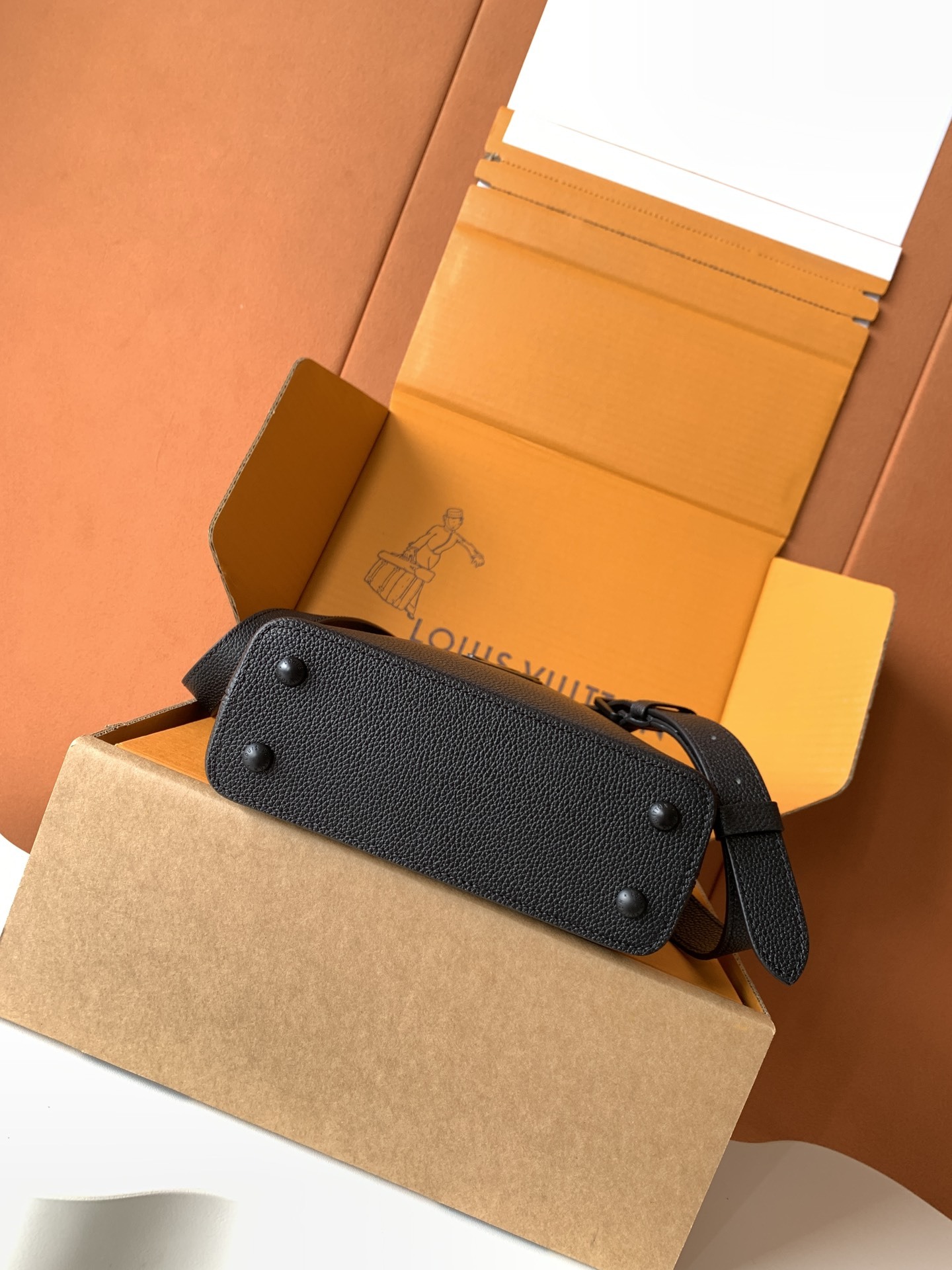 【全钢五金 变码芯片】特级配全套包装M25256 迷你 特级进口皮 本款 Capucines mini手