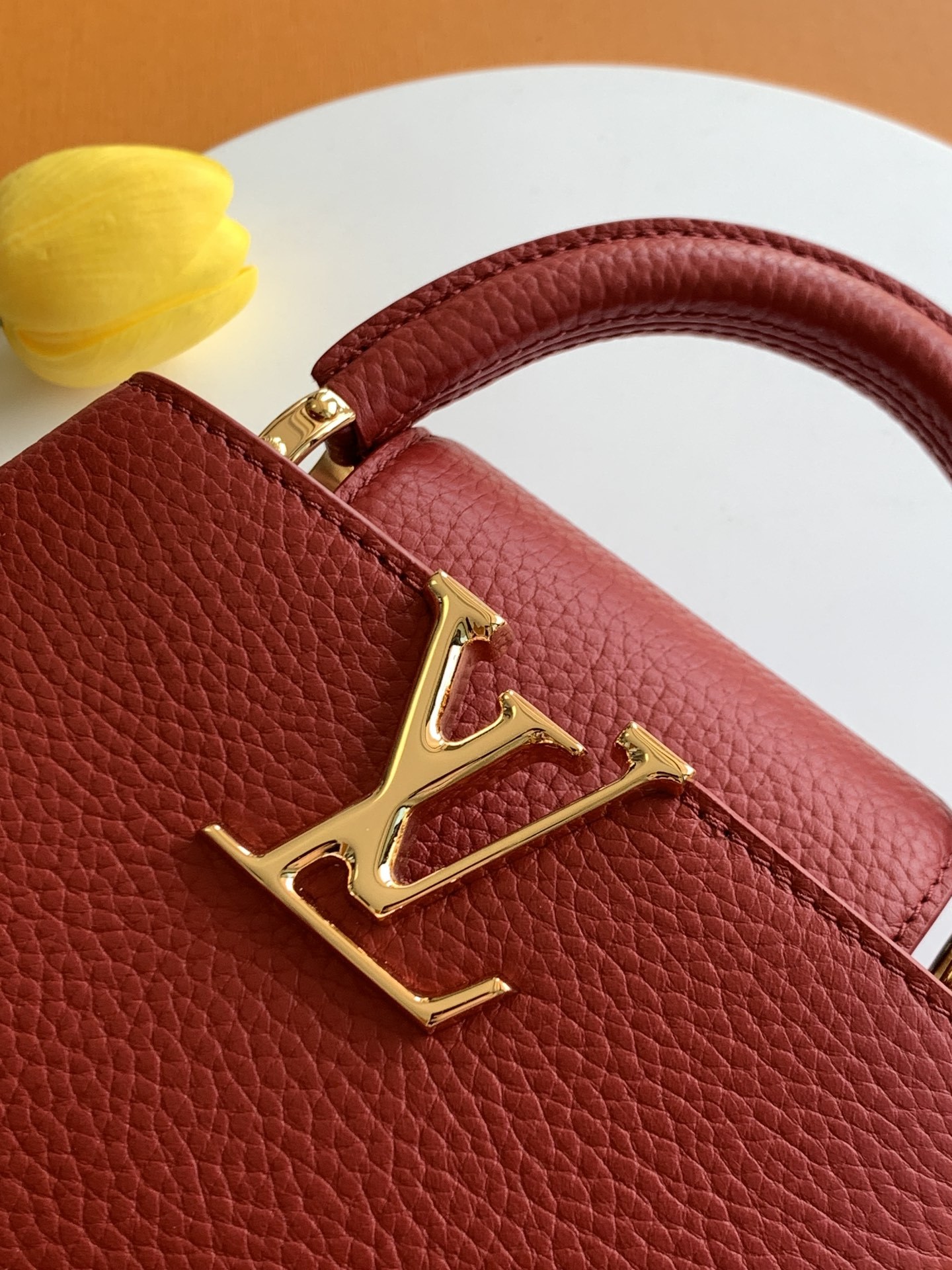 特级全钢五金 M12938半红金 本款Capucines手袋出自CapucinesChain On Yo