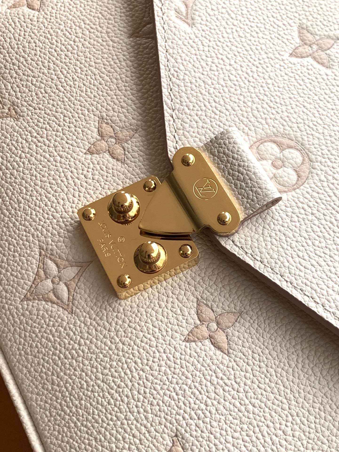 特级全钢变码芯片M14977奶油色 全皮邮差包 NEW Métis Pouch 邮差包 这个版本的Poc