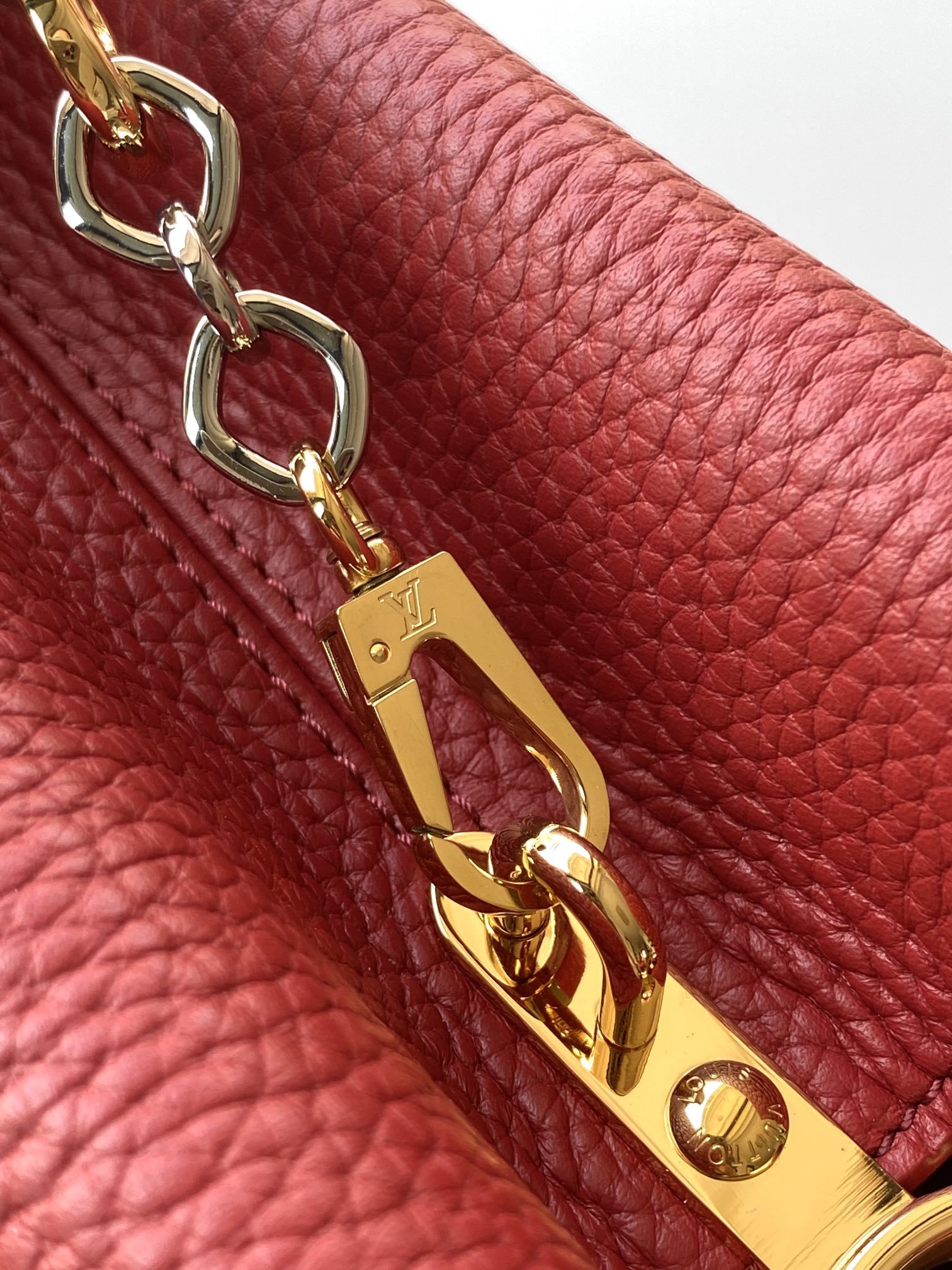 特级全钢五金 M12936半红金 本款Capucines手袋出自CapucinesChain On Yo