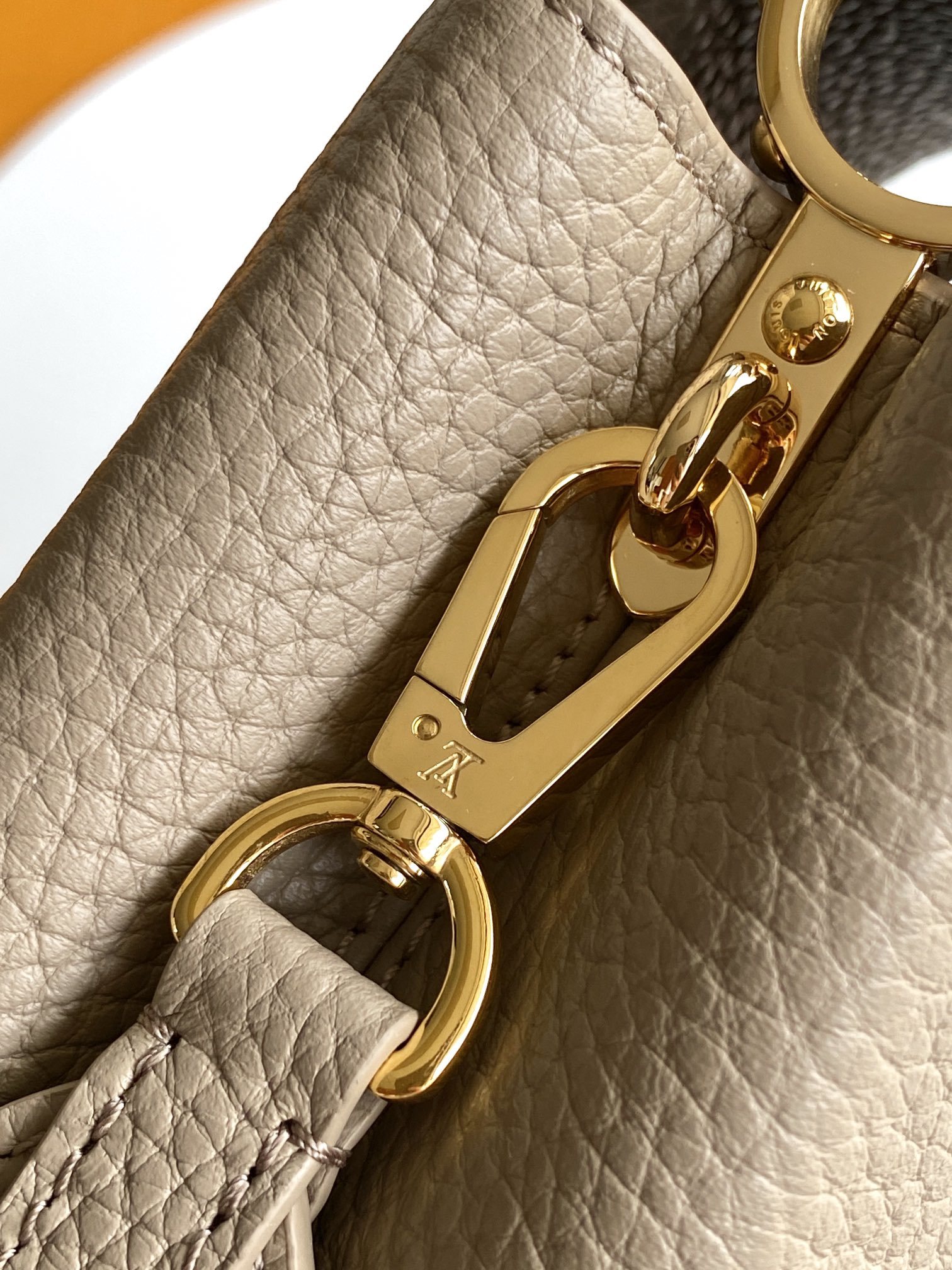 【特级MB新版芯片原厂皮】Capucines 迷你 灰色配亮光蟒蛇金型号:M81208材料:A级全钢五金