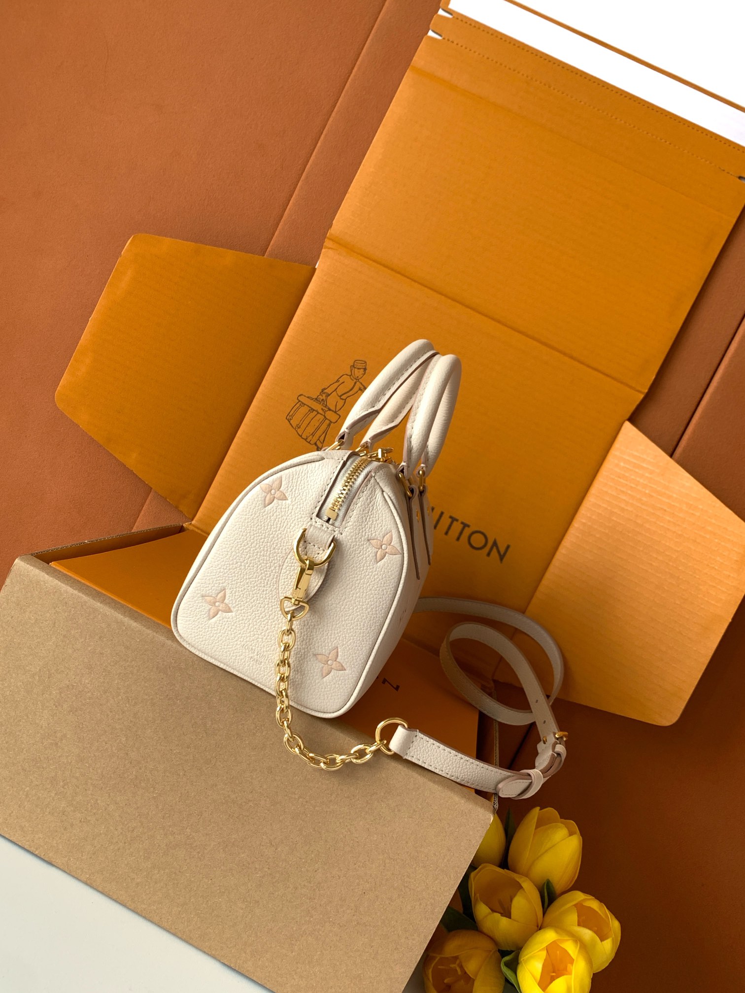 【特级MB163c芯片版原厂皮】SPEEDY BANDOULIÈRE 20手袋型号：M14291材料：A