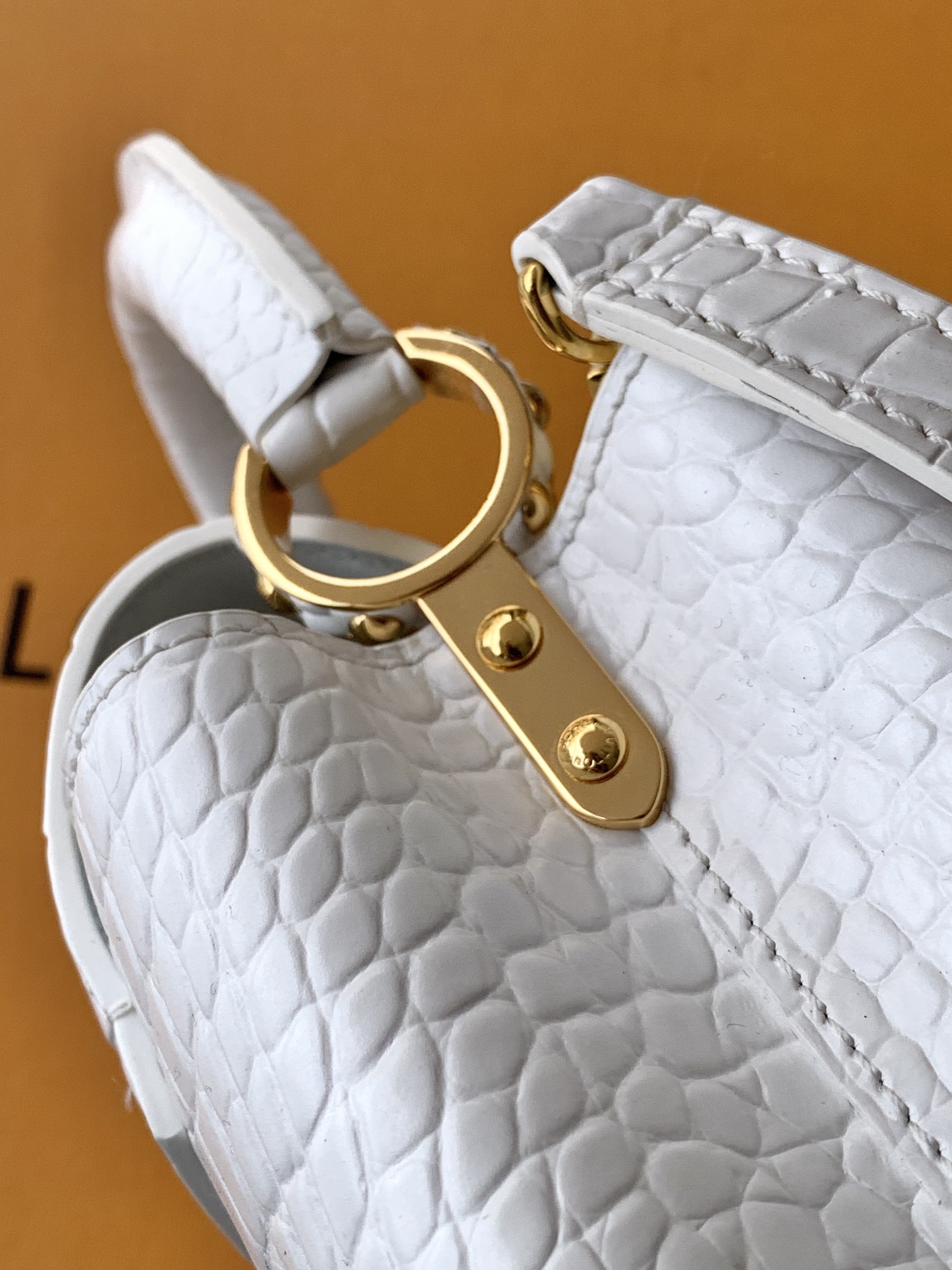 Lacoste 独家定制 精品级别 全钢五金M86153进口白色亮光鳄鱼纹金扣动态163c01 动态变码