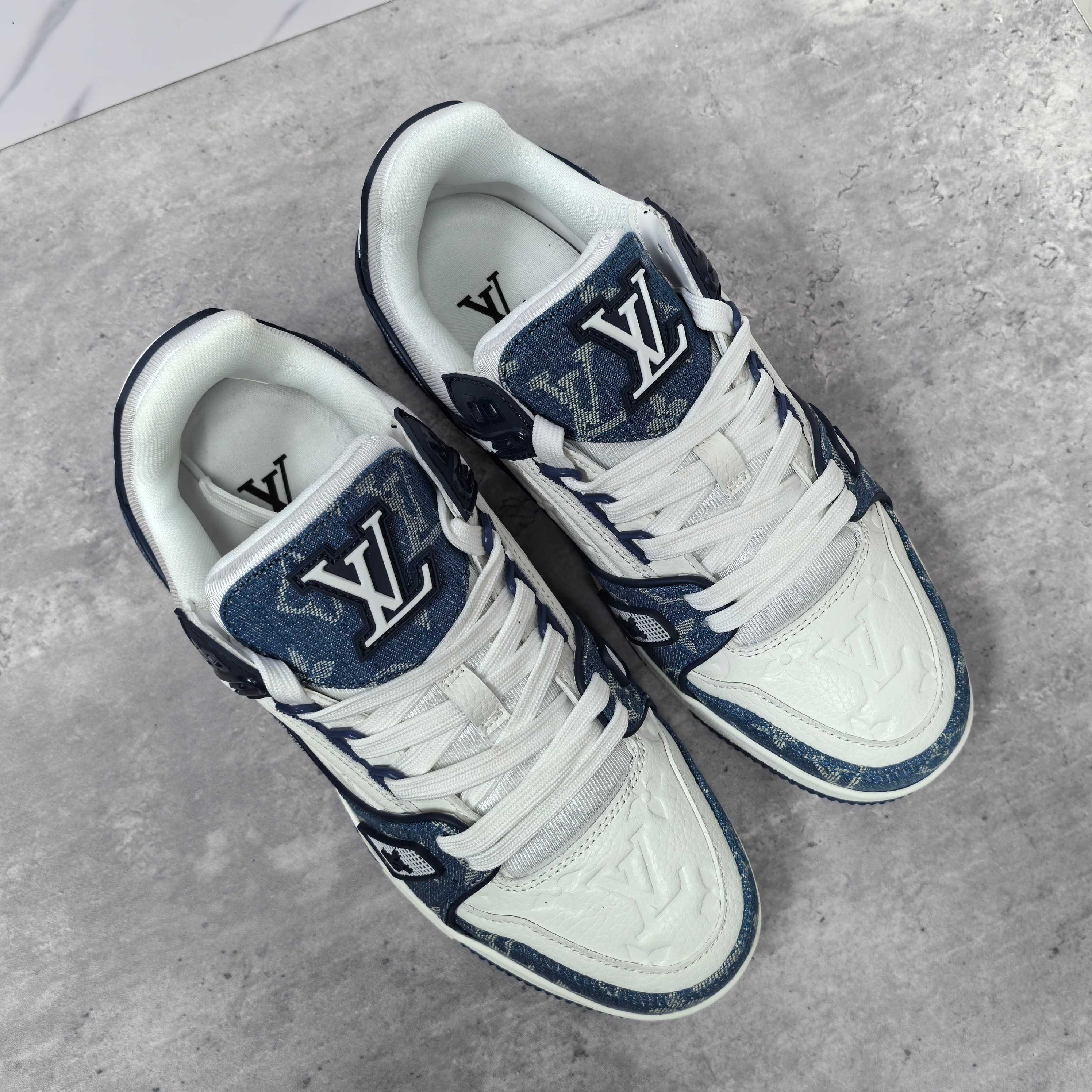 LOUIS VUITTON Trainer 牛皮低帮ファッションスニーカー 男女兼用