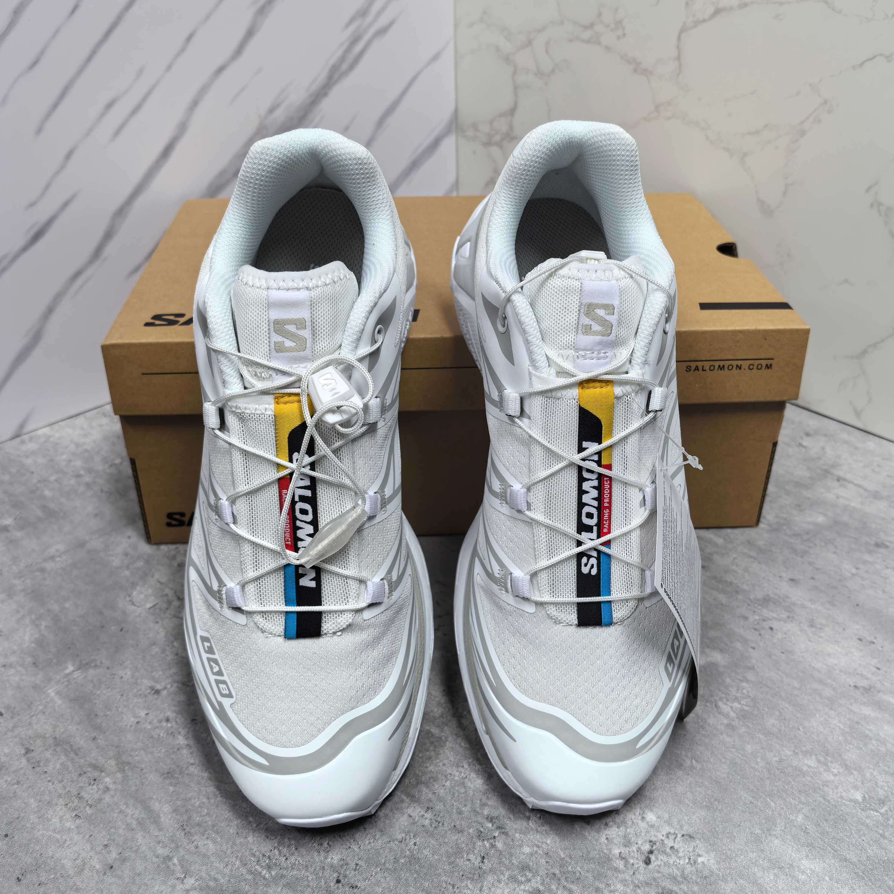 살로몬 XT-6 베이지 트레일 러닝화 74799 이미지 4