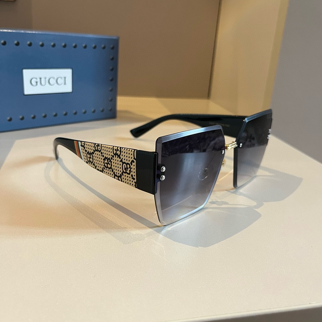 Gucci Okulary przeciwsłoneczne Kupuj najlepszą wysoką autentyczną replikę jakości
 Unisex