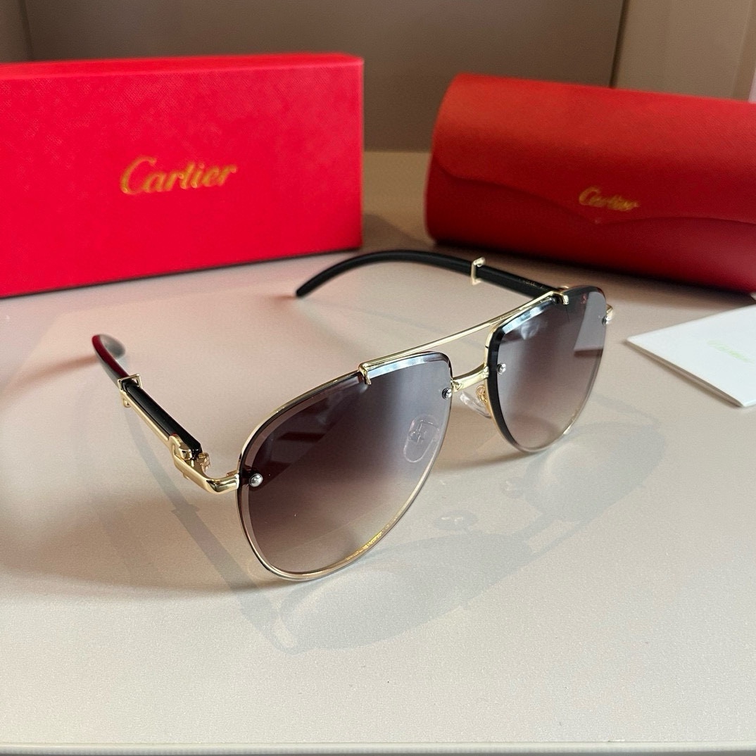 Vente de haut niveau
 Cartier Impeccable
 Lunettes De Soleil Hommes