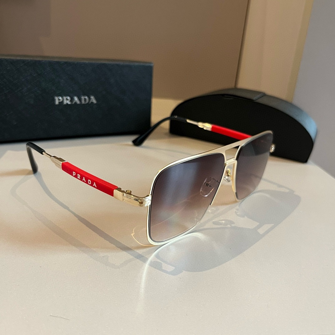 Prada Okulary przeciwsłoneczne Mężczyźni Fashion