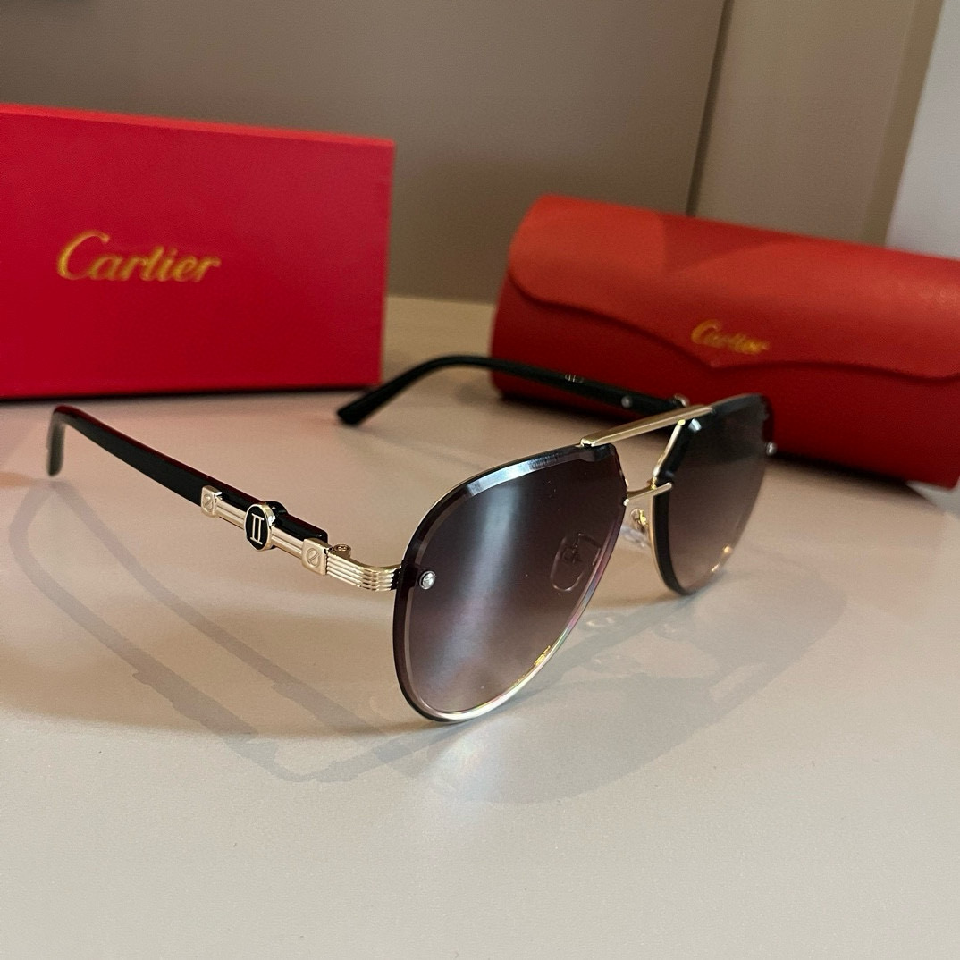 NO:242540,Cartier Men's official website One to one big toad glasses are high-end and atmospheric, simple and iconic logo on temples, luxury making glasses, sunglasses, sunglasses, cartier, cartier19860909Cartier 卡地亚 男款官网一比一大蛤蟆镜高档大气 镜腿上简约标志性Logo 奢华制作眼镜墨镜太阳镜,眼镜,cartier,cartier,glasses