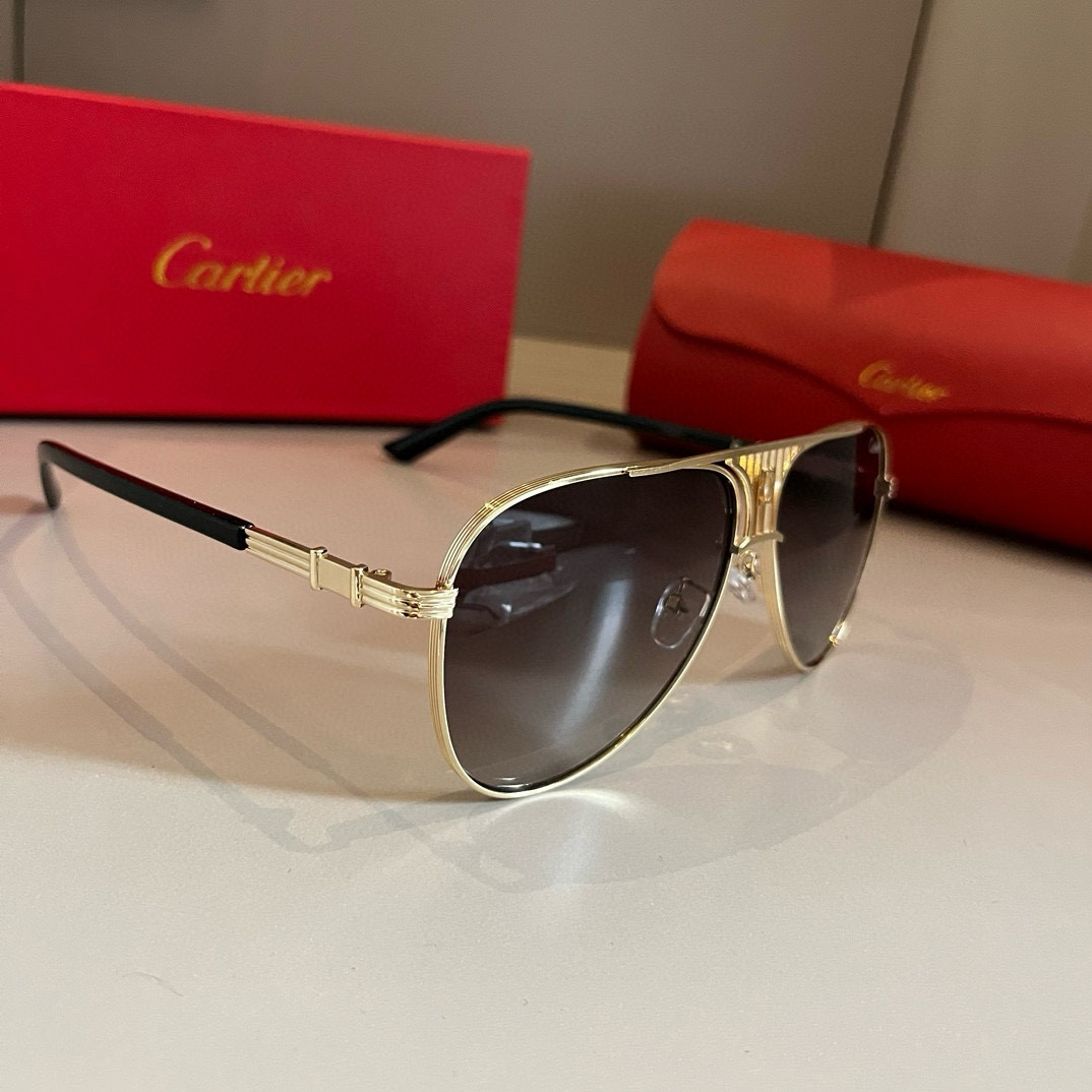 NO:250499,Cartier Men's official website One to one big toad glasses are high-end and atmospheric, simple and iconic logo on temples, luxury making glasses, sunglasses, sunglasses, cartier, cartier19860909Cartier 卡地亚 男款官网一比一大蛤蟆镜高档大气 镜腿上简约标志性Logo 奢华制作眼镜墨镜太阳镜,眼镜,cartier,cartier,glasses