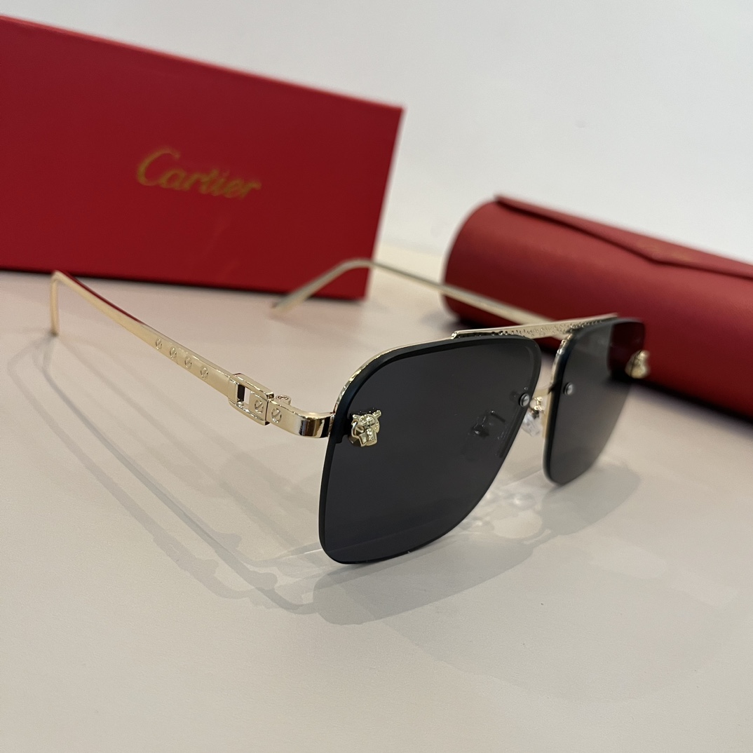 NO:251822,CARTIE* Cartier precious sunglasses metal material PC temples with ten frameless ultra-light electroplating technology and exquisite temperament! The new model has just arrived on the official website original version is super high quality, the symbol of super high-end luxury, glasses, cartier, cartier19860909CARTIE*卡地亚 珍贵太阳眼镜金属材质 PC镜腿十无框超轻电镀工艺精湛气质十足!新款刚刚到货官网原版超高品质,超高档奢华的象征,眼镜,cartier,cartier,glasses