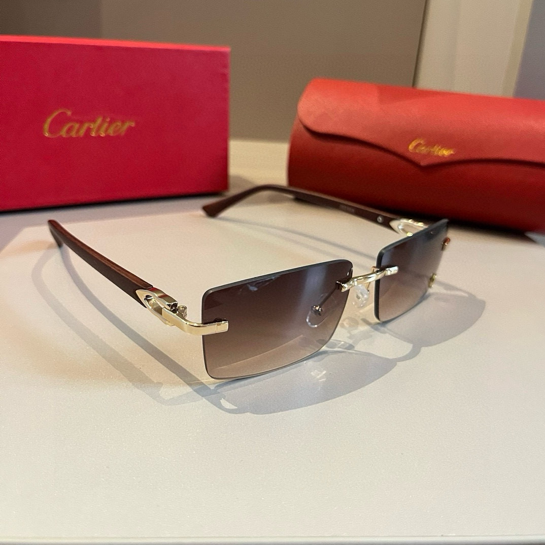 NO:252619,Glasses, sunglasses, sunglasses, CARTIE* Cartier, precious sunglasses, metal material, PC temples, frameless ultra-light electroplating technology, exquisite and elegant! The new model has just arrived, the original version of the official website is super high quality, super high-end luxury symbolic color, glasses, cartier, cartier19860909眼镜墨镜太阳镜 CARTIE*卡地亚 珍贵太阳眼镜金属材质 PC镜腿十无框超轻电镀工艺精湛气质十足!新款刚刚到货官网原版超高品质,超高档奢华的象征色,眼镜,cartier,cartier,glasses