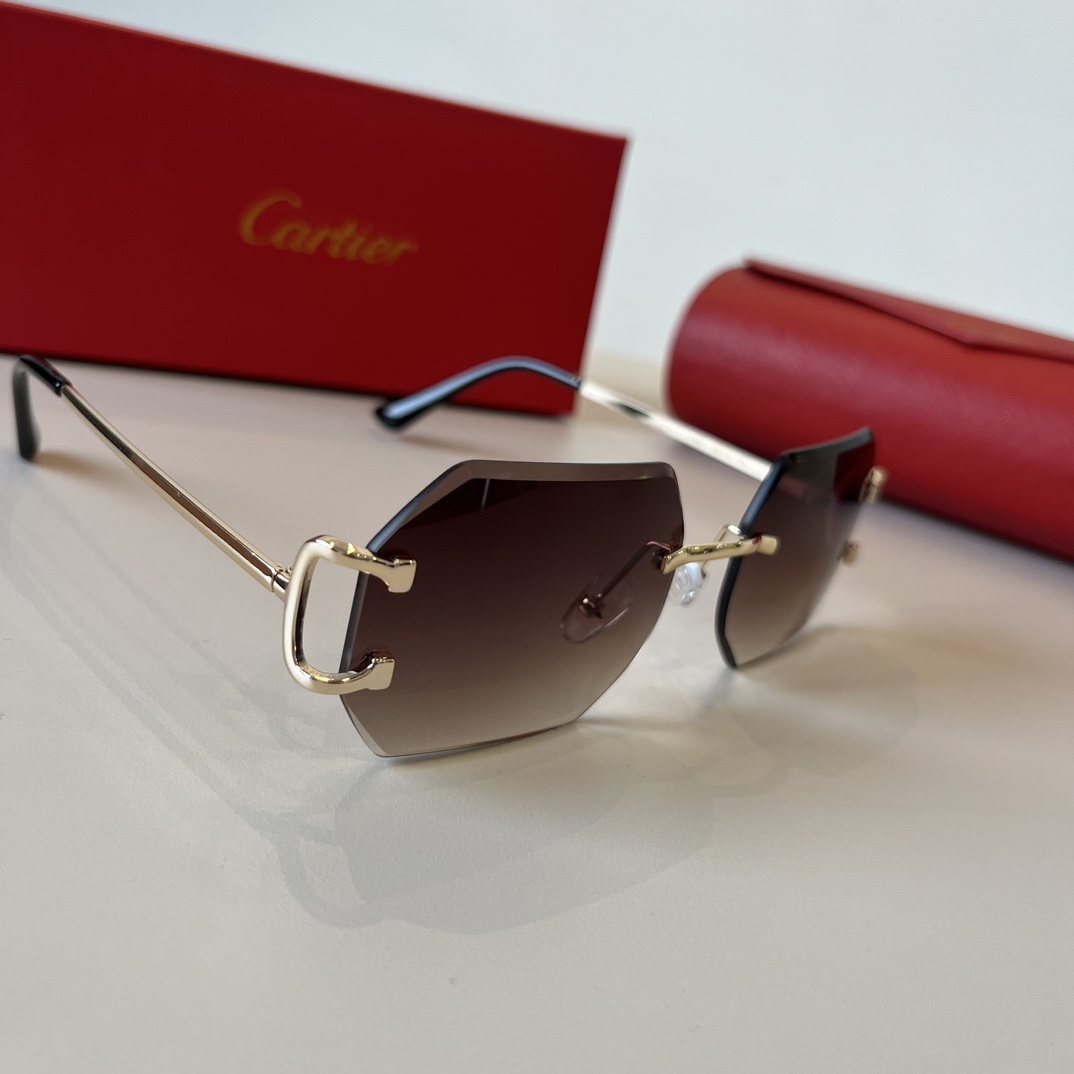 NO:253451,CARTIE* Cartier Privileged sunglasses metal material PC temples with ten frameless ultra-light electroplating technology and exquisite temperament! The new model has just arrived on the official website original version is super high quality, ultra-high-end luxury symbolic color glasses sunglasses, glasses, cartier, cartier19860909CARTIE*卡地亚 珍贵太阳眼镜金属材质 PC镜腿十无框超轻电镀工艺精湛气质十足!新款刚刚到货官网原版超高品质,超高档奢华的象征色眼镜墨镜太阳镜,眼镜,cartier,cartier,glasses
