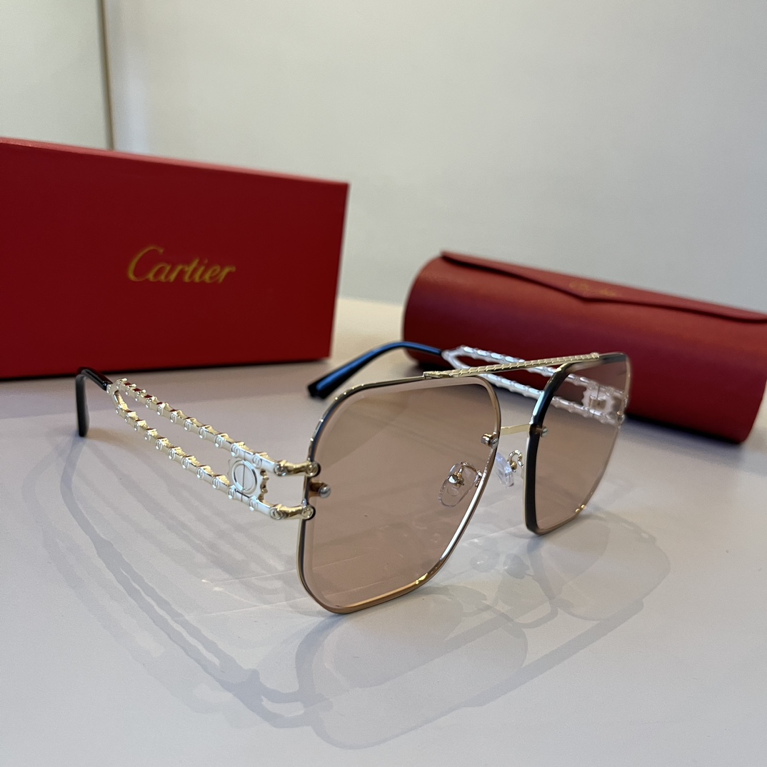 NO:254406,CARTIE* Cartier Privileged sunglasses metal material PC temples with ten frameless ultra-light electroplating technology and exquisite temperament! The new model has just arrived on the official website original version is super high quality, ultra-high-end luxury symbolic color glasses sunglasses, glasses, cartier, cartier19860909CARTIE*卡地亚 珍贵太阳眼镜金属材质 PC镜腿十无框超轻电镀工艺精湛气质十足!新款刚刚到货官网原版超高品质,超高档奢华的象征色眼镜墨镜太阳镜,眼镜,cartier,cartier,glasses