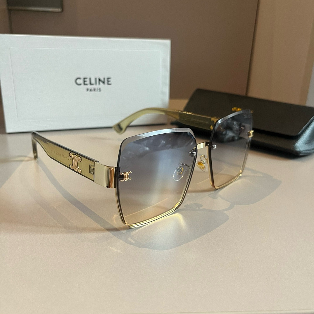 NO:254413,CELINE women's sunglasses, full of three-dimensionality. High-definition lenses. Novelty. Super good texture. Versatile. Simple. Glasses. Sunglasses. Sunglasses, glasses, celine19860909CELINE 女款太阳镜,立体感十足. 高清镜片.新颖.质感超好 百搭.简洁.眼镜墨镜太阳镜,眼镜,celine,glasses