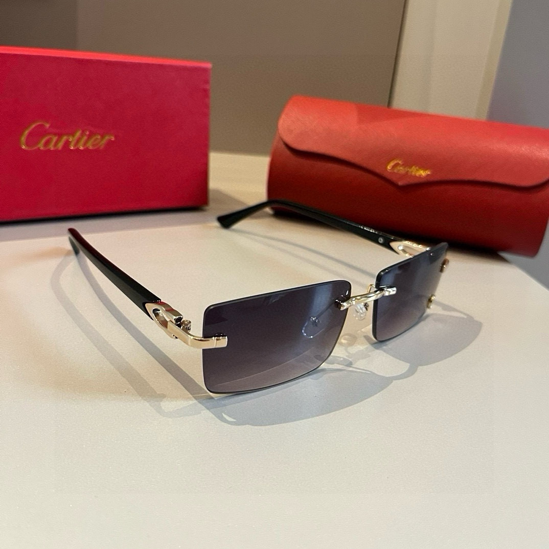 NO:255667,CARTIE* Cartier Privileged sunglasses metal material PC temples with ten frameless ultra-light electroplating technology and exquisite temperament! The new model has just arrived on the official website original version is super high quality, ultra-high-end luxury symbolic color glasses sunglasses, glasses, cartier, cartier19860909CARTIE*卡地亚 珍贵太阳眼镜金属材质 PC镜腿十无框超轻电镀工艺精湛气质十足!新款刚刚到货官网原版超高品质,超高档奢华的象征色眼镜墨镜太阳镜,眼镜,cartier,cartier,glasses
