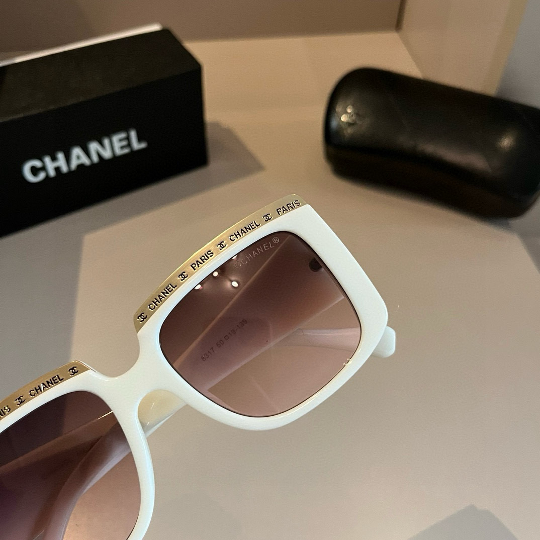 💰138&yen;

Chanel香奈儿名媛风太阳墨镜，遮阳开车必备