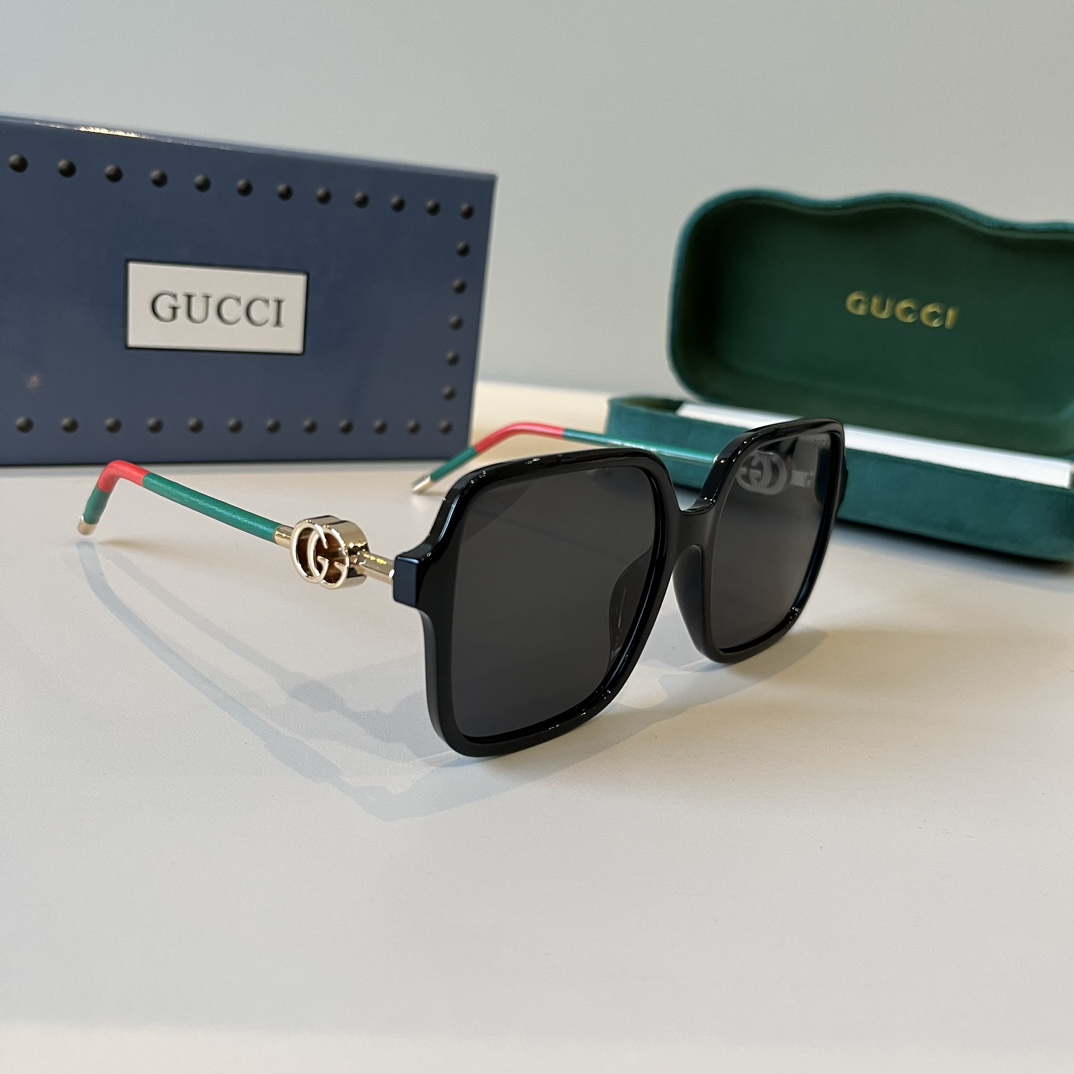 NO:371211,Gucci 2025 official early spring new style, many celebrities same new style large frame sunglasses, Polaroid ultra-clear sunglasses, sunglasses, glasses, gucci19860909Gucci古奇 2025官方早春新款,众多明星同款新款大框墨镜 ,宝丽来超清太阳镜眼镜墨镜太阳镜,眼镜,gucci,glasses