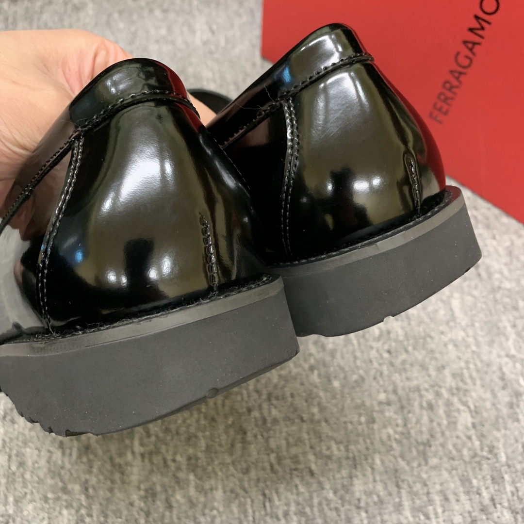 Ferragamo Style Leather Men's Shoes Men's Shoes Men's Shoes detail image 9 from source 783414