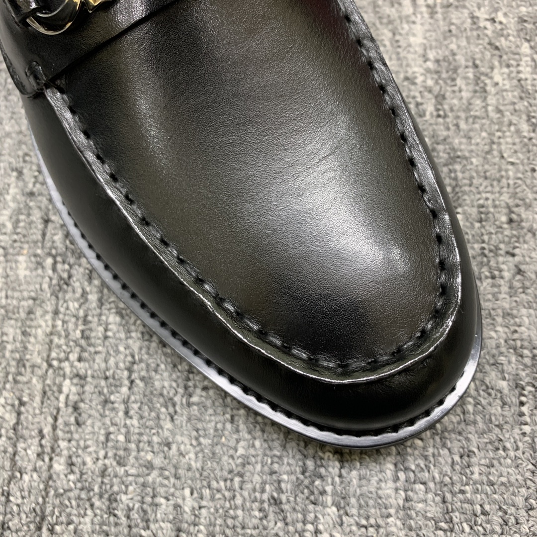 Ferragamo Style Leather Men's Shoes Men's Shoes Men's Shoes detail image 8 from source 783415