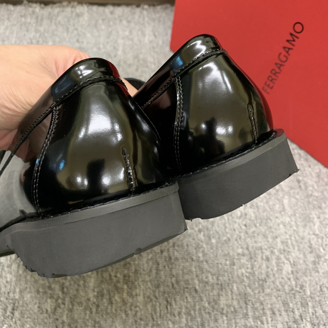 Ferragamo Style Leather Men's Shoes Men's Shoes Men's Shoes detail image 9 from source 783419