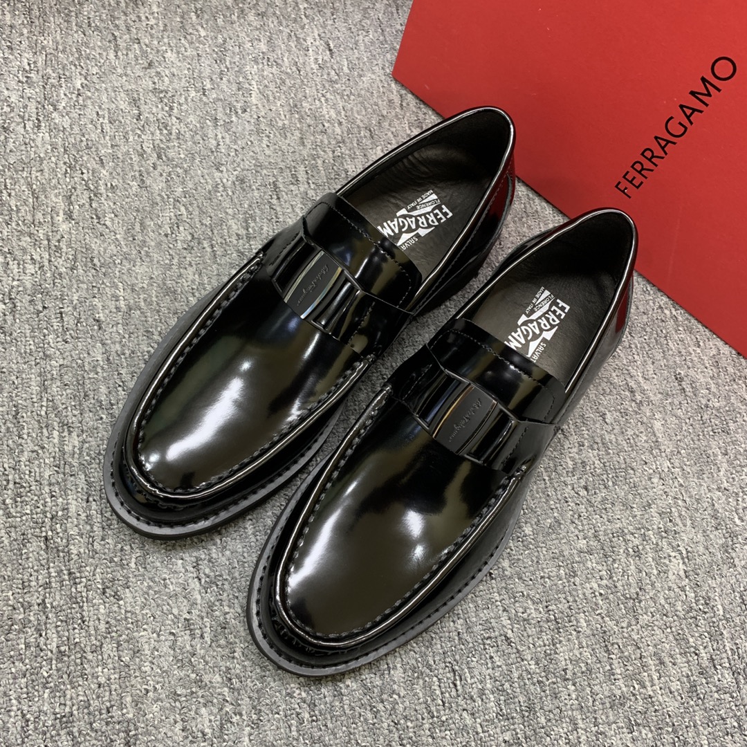 Ferragamo Style Leather Men's Shoes Men's Shoes Men's Shoes detail image 3 from source 783413