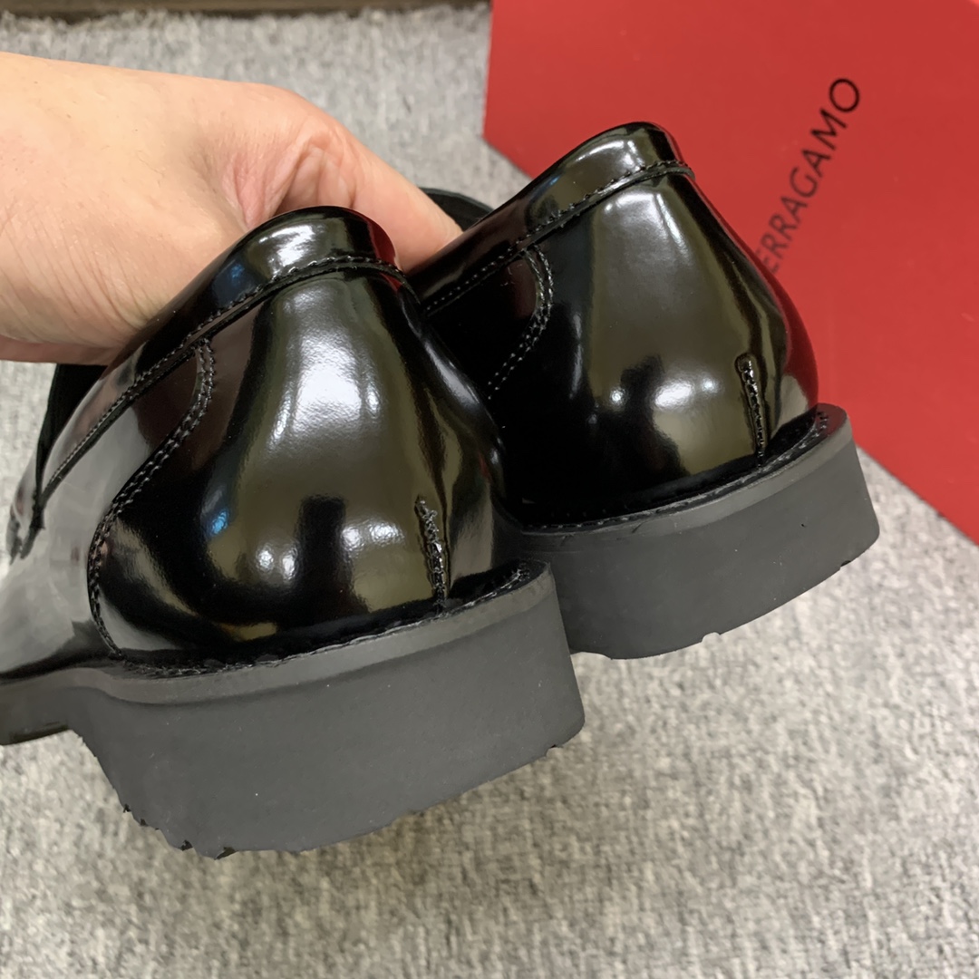 Ferragamo Style Leather Men's Shoes Men's Shoes Men's Shoes detail image 9 from source 783413