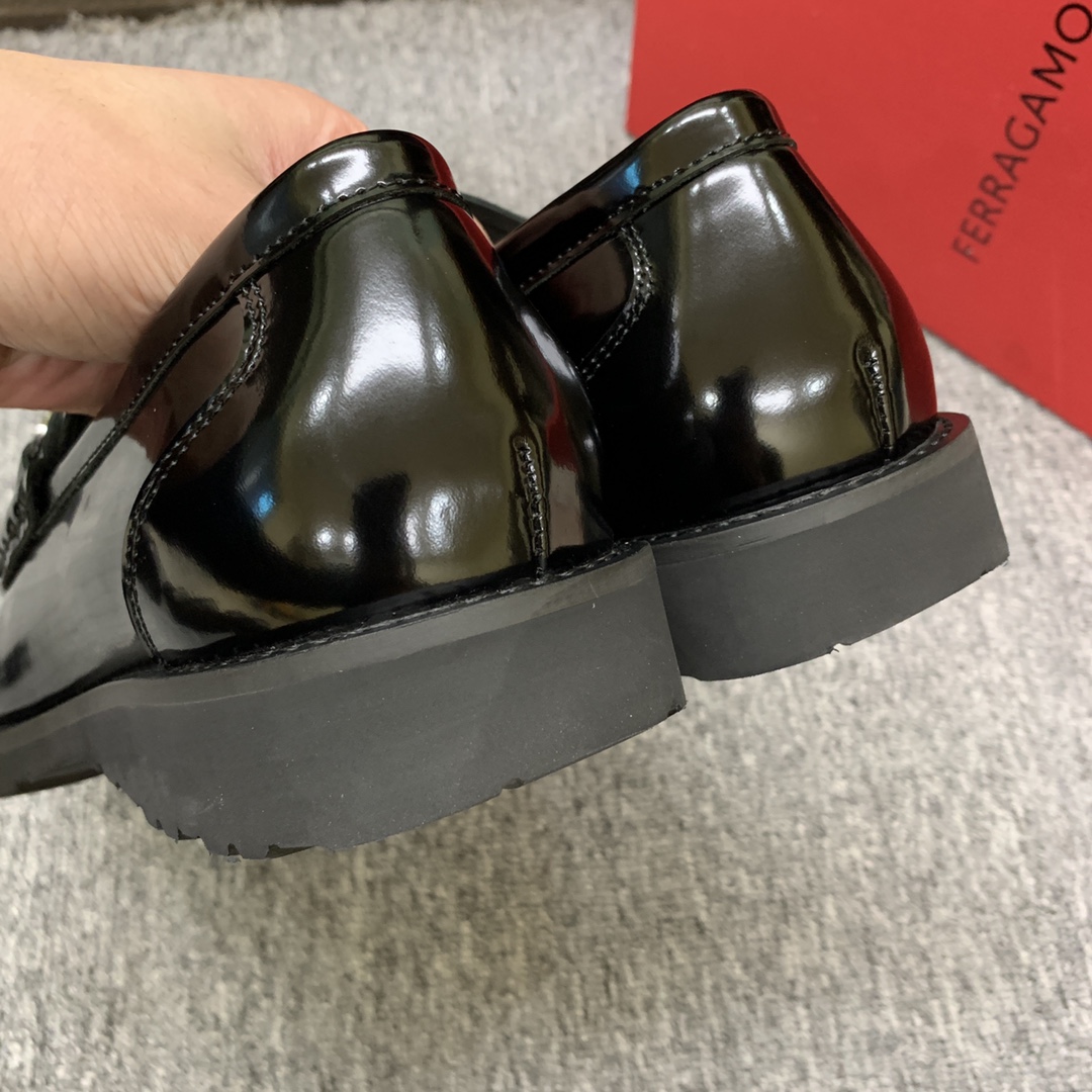 Ferragamo Style Leather Men's Shoes Men's Shoes Men's Shoes detail image 9 from source 783411
