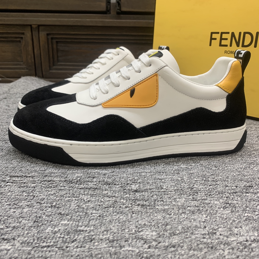 Fendi Style Leather Men's Shoes style reference detail image 4 from source 781735