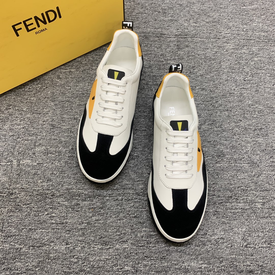Fendi Style Leather Men's Shoes Lookbook Reference image 2
