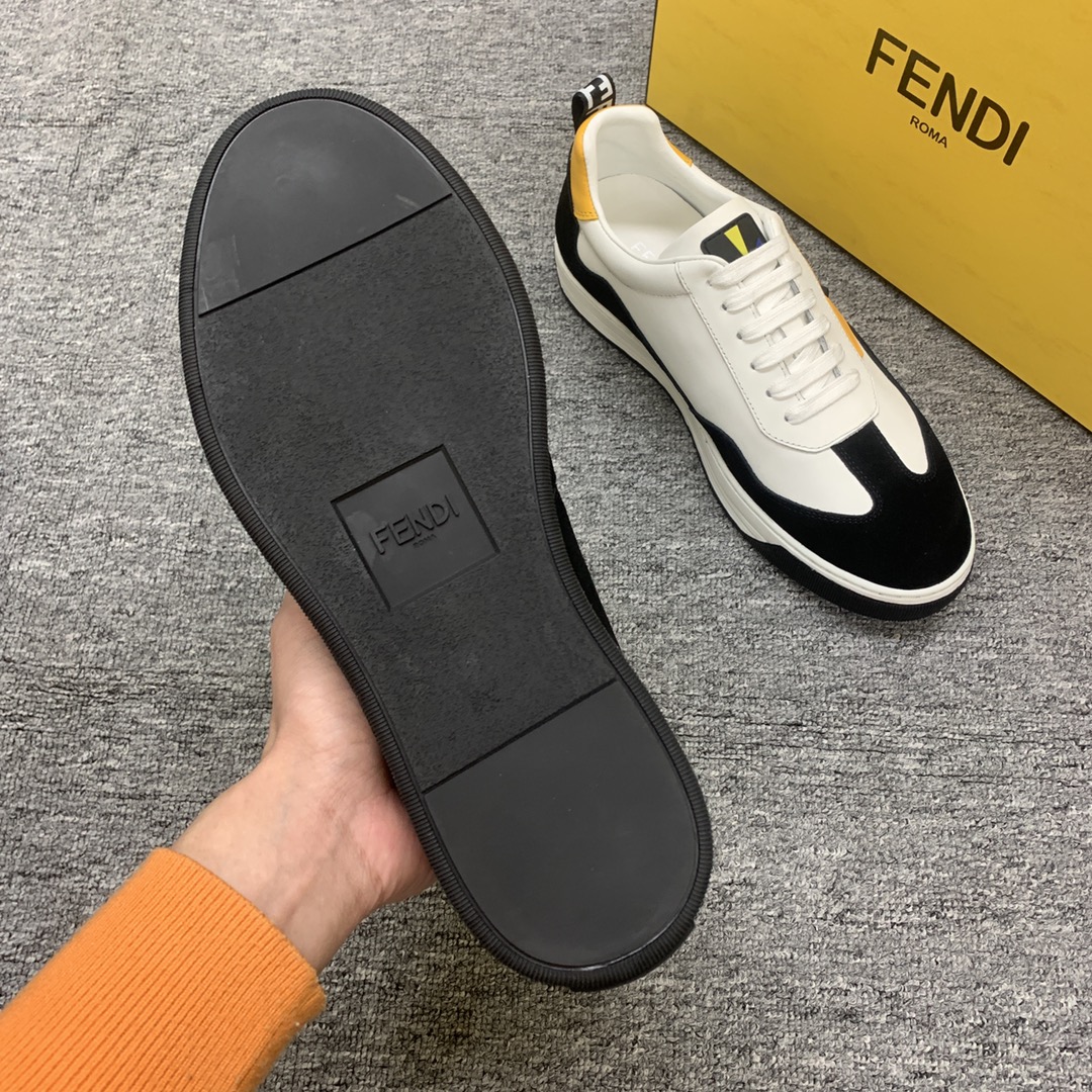 Fendi Style Leather Men's Shoes style reference detail image 7 from source 781735