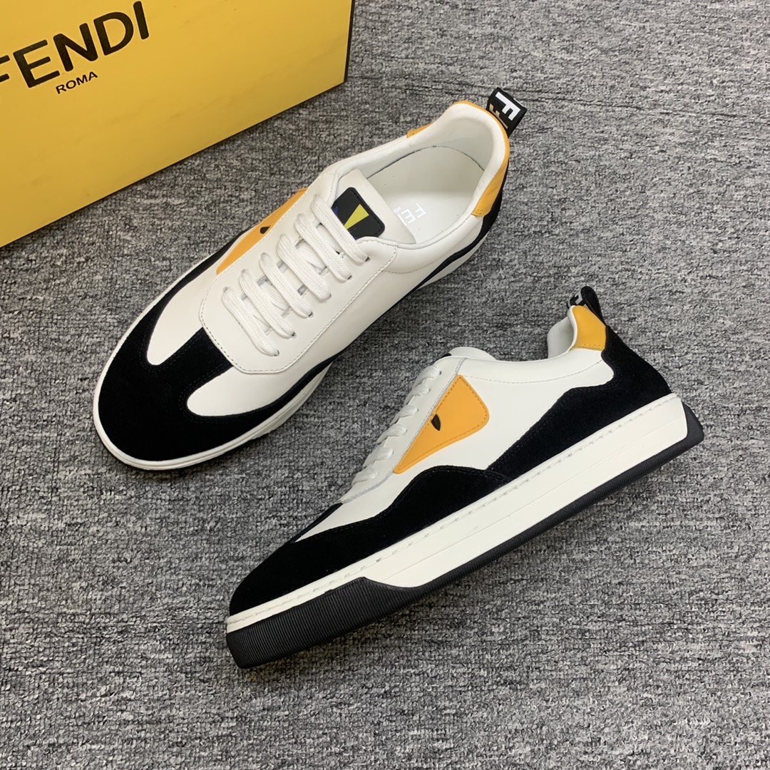 Fendi Style Leather Men's Shoes style reference detail image 6 from source 781735
