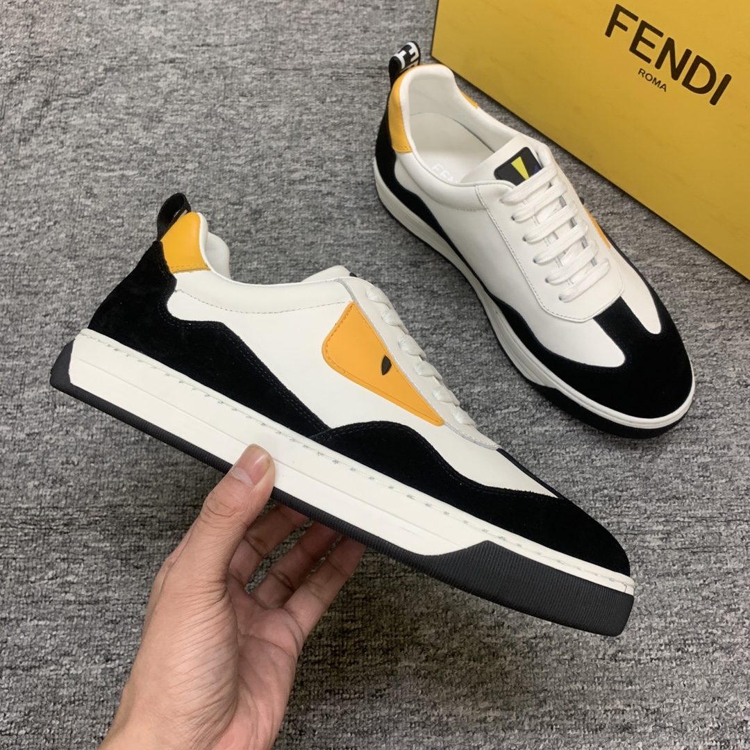 Fendi Style Leather Men's Shoes style reference detail image 5 from source 781735