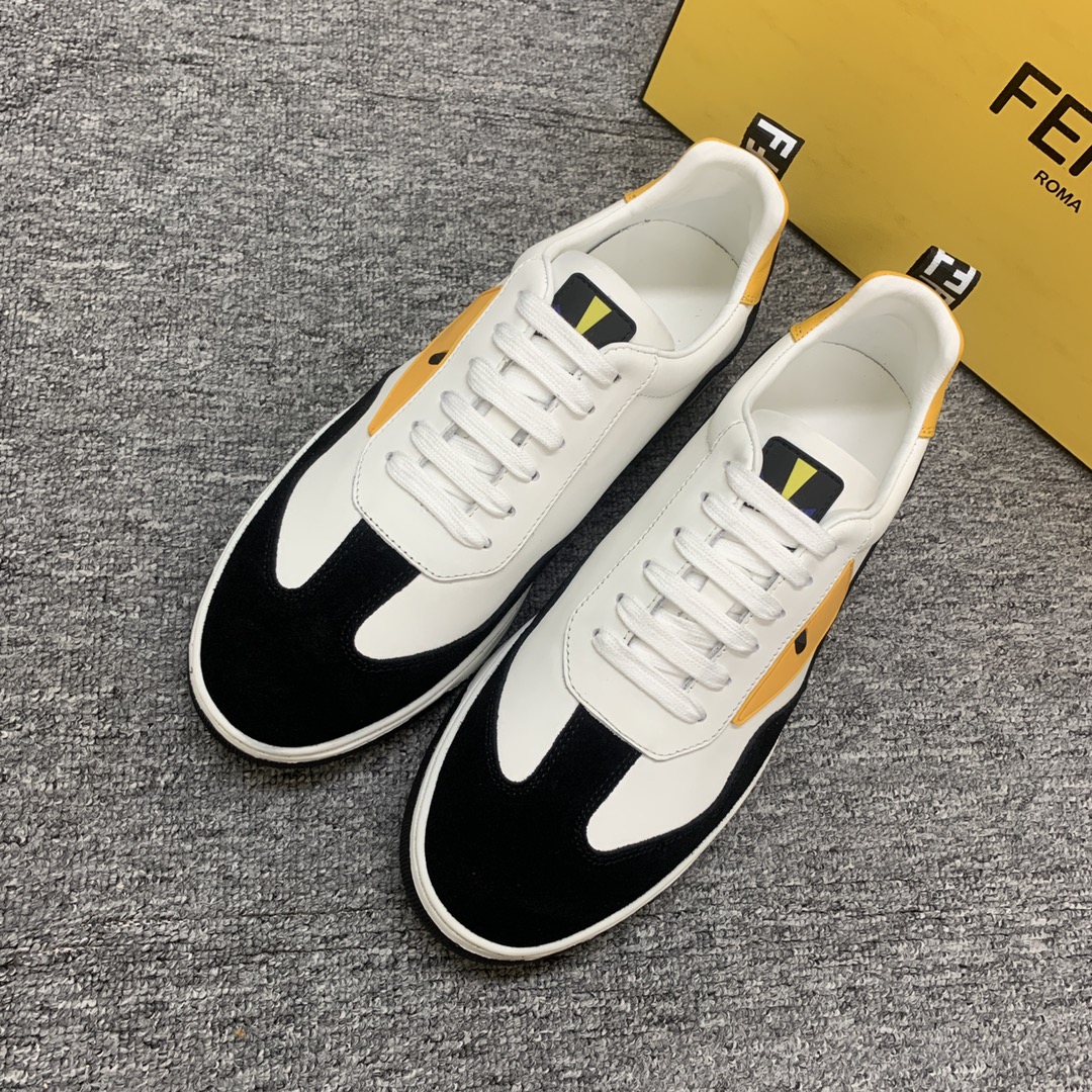Fendi Style Leather Men's Shoes style reference detail image 3 from source 781735