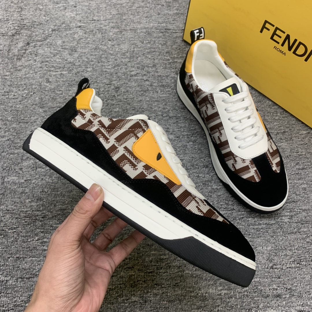 Fendi Style Leather Men's Shoes style reference detail image 5 from source 781730