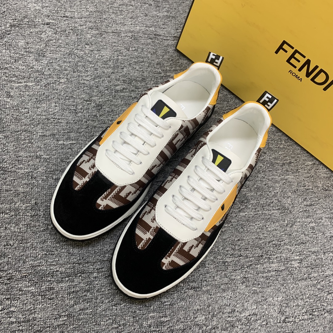Fendi Style Leather Men's Shoes style reference detail image 3 from source 781730