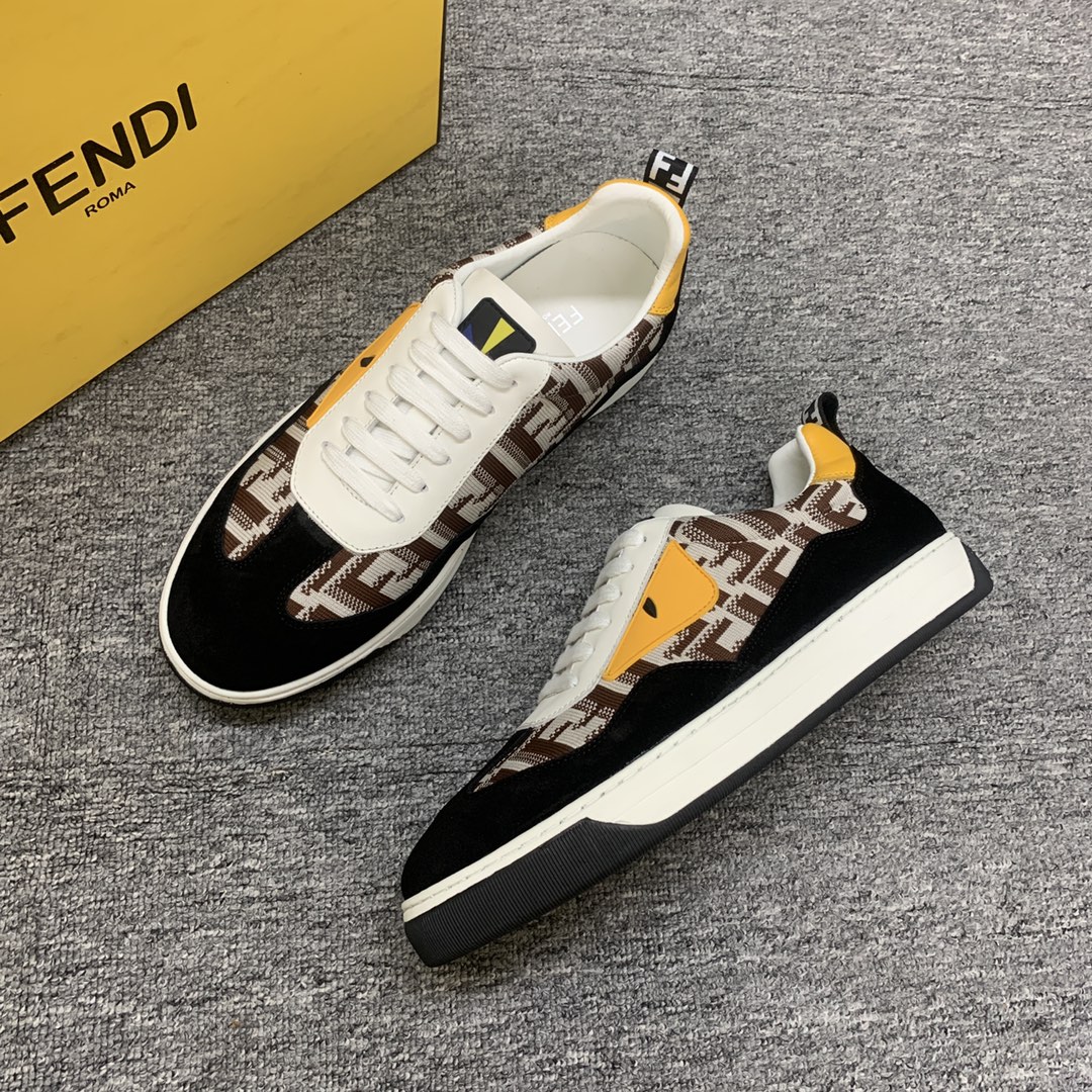 Fendi Style Leather Men's Shoes style reference detail image 6 from source 781730