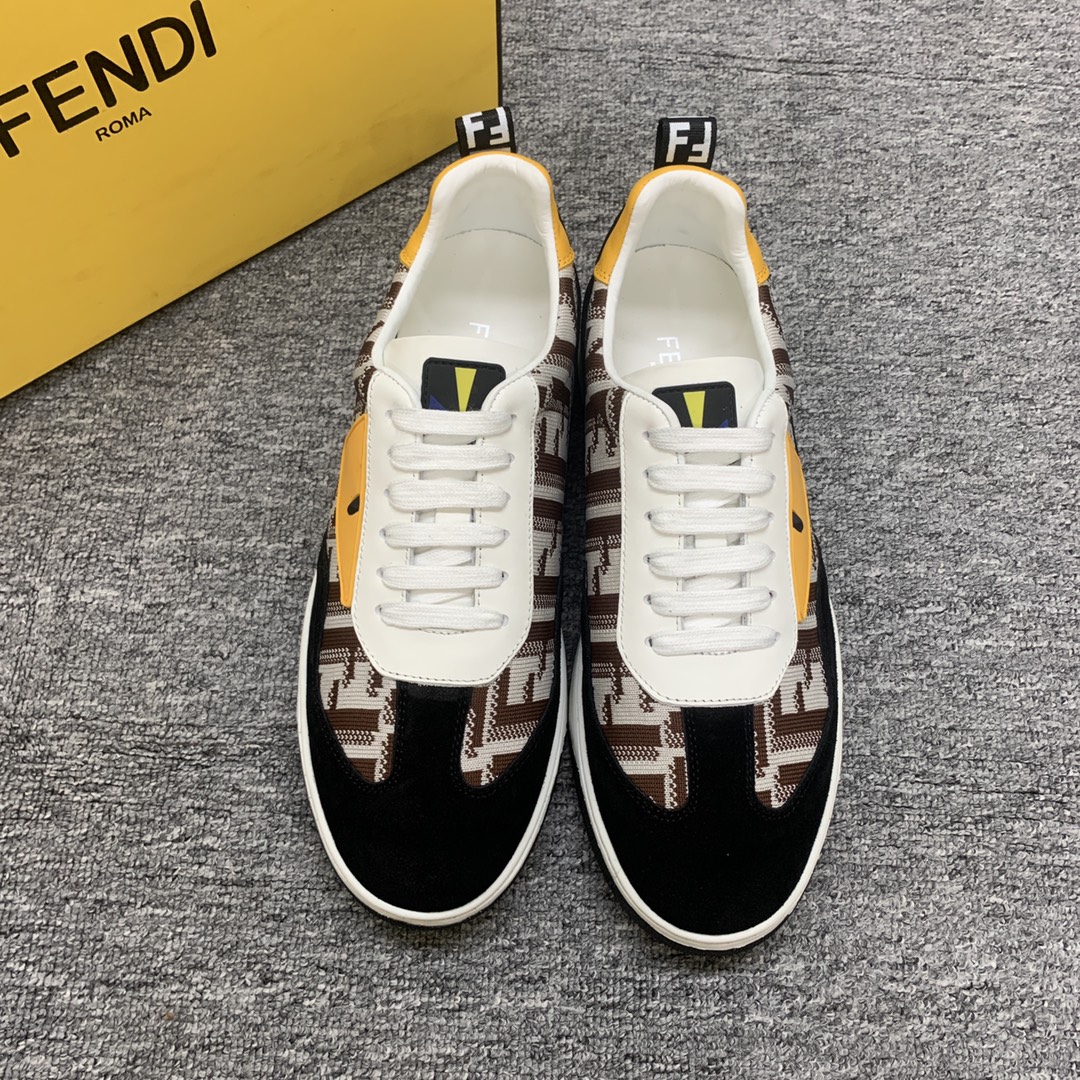 Fendi Style Leather Men's Shoes Lookbook Reference image 1