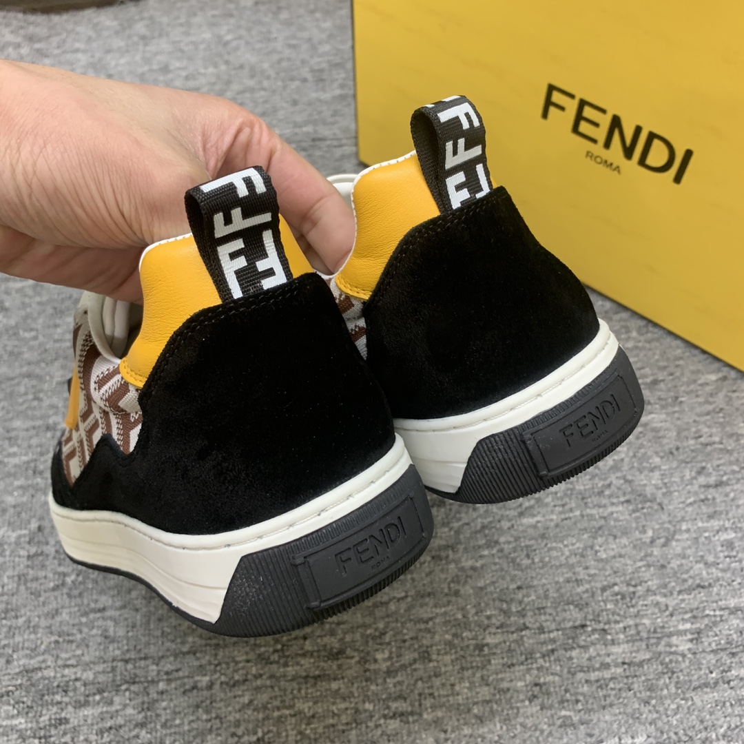 Fendi Style Leather Men's Shoes style reference detail image 9 from source 781730