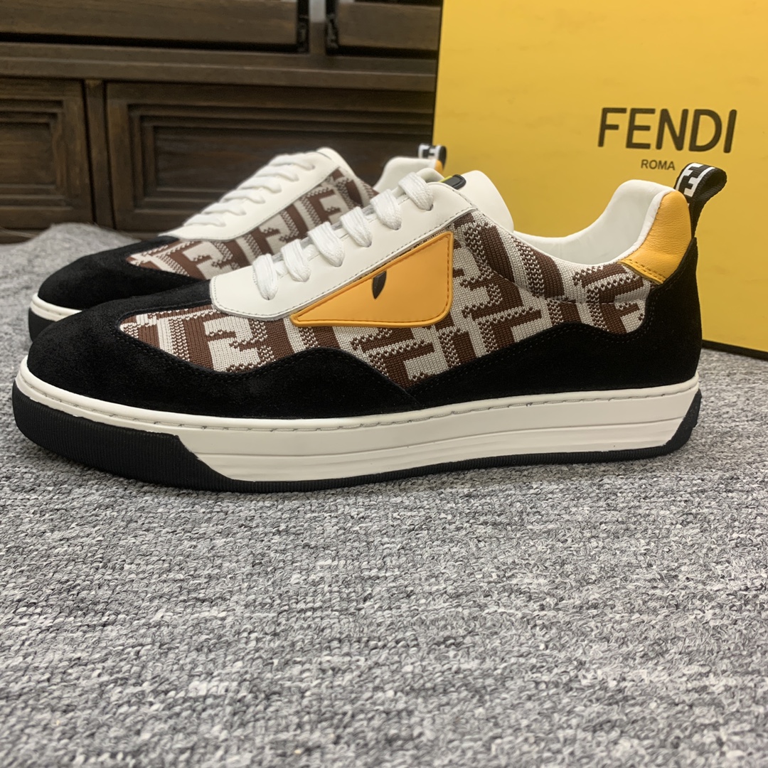 Fendi Style Leather Men's Shoes style reference detail image 4 from source 781730