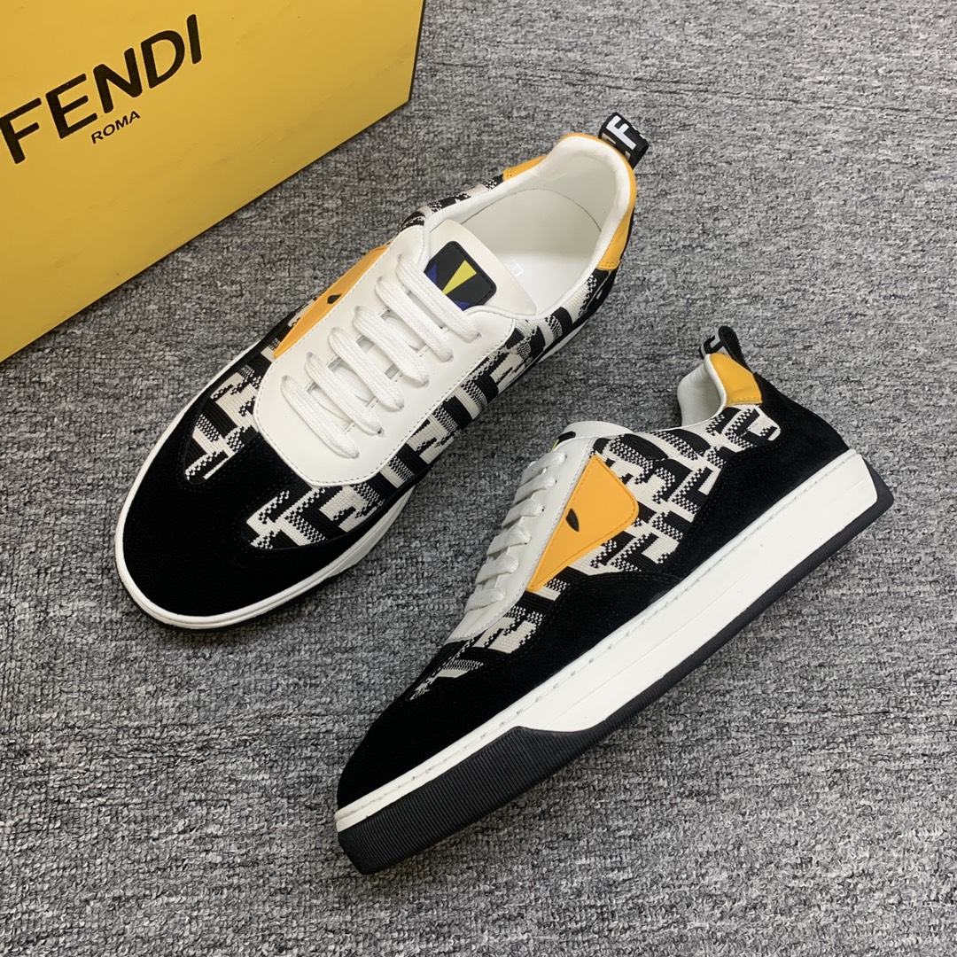 Fendi Style Leather Men's Shoes style reference detail image 6 from source 781732