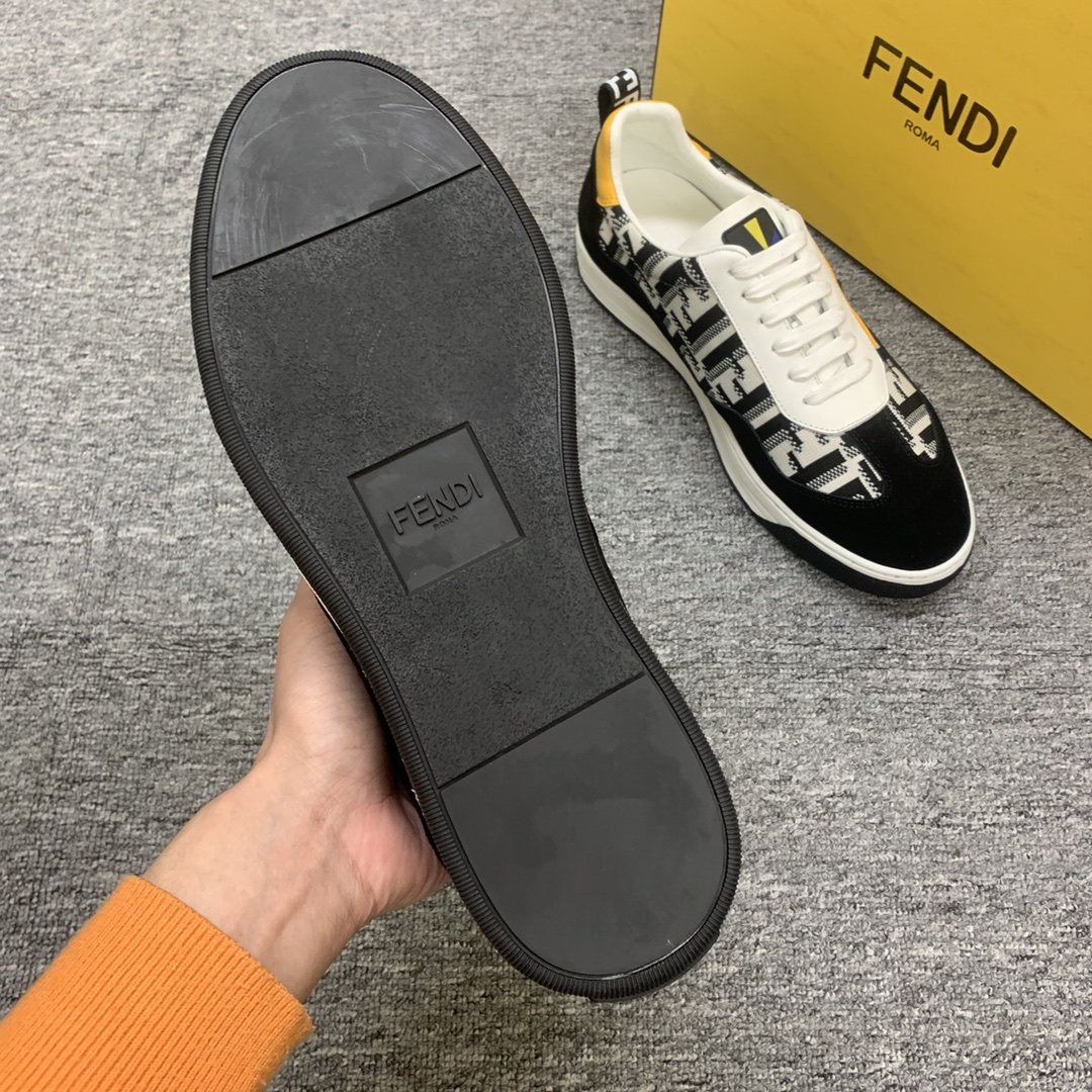 Fendi Style Leather Men's Shoes style reference detail image 7 from source 781732